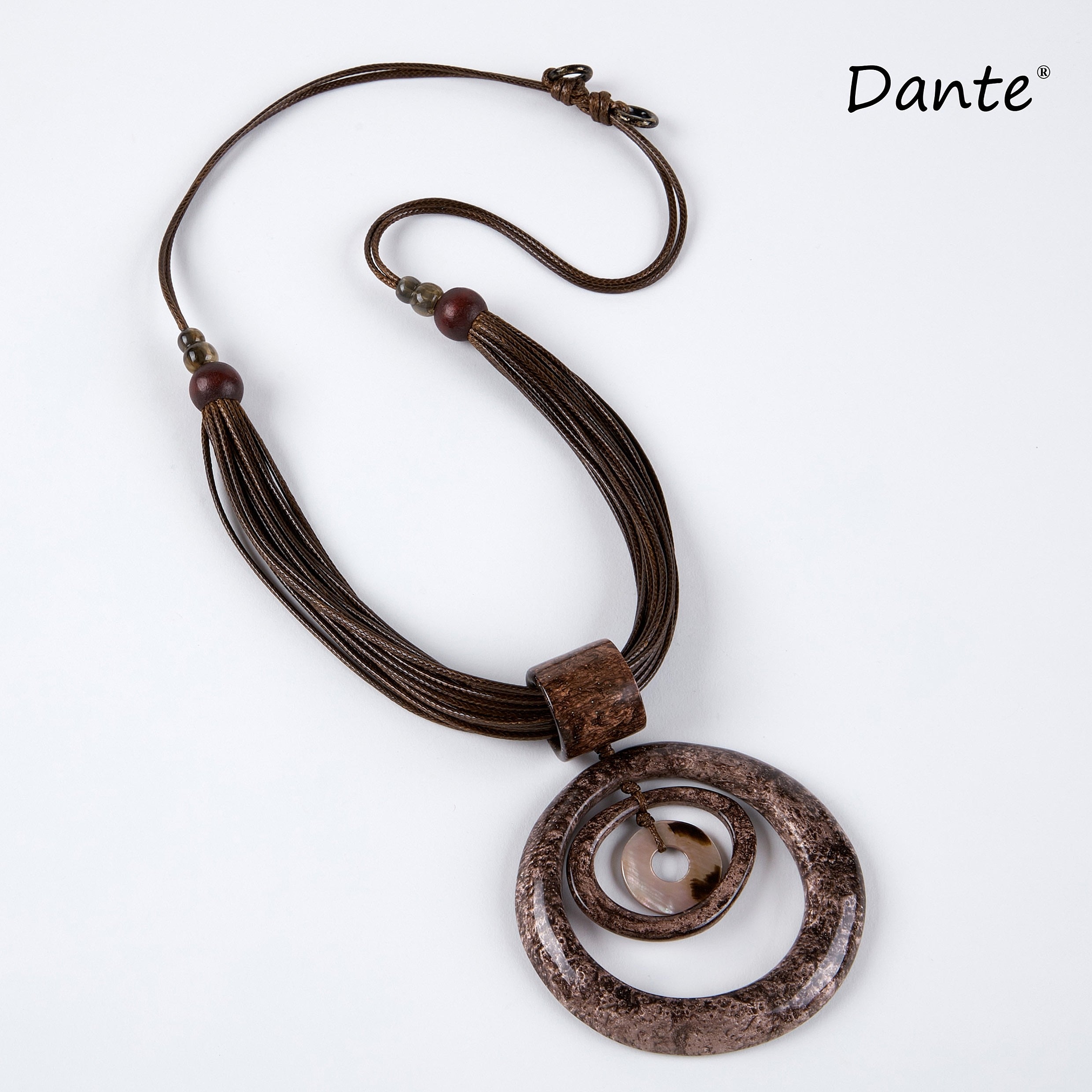 Brown Enamel Necklace - NL5705