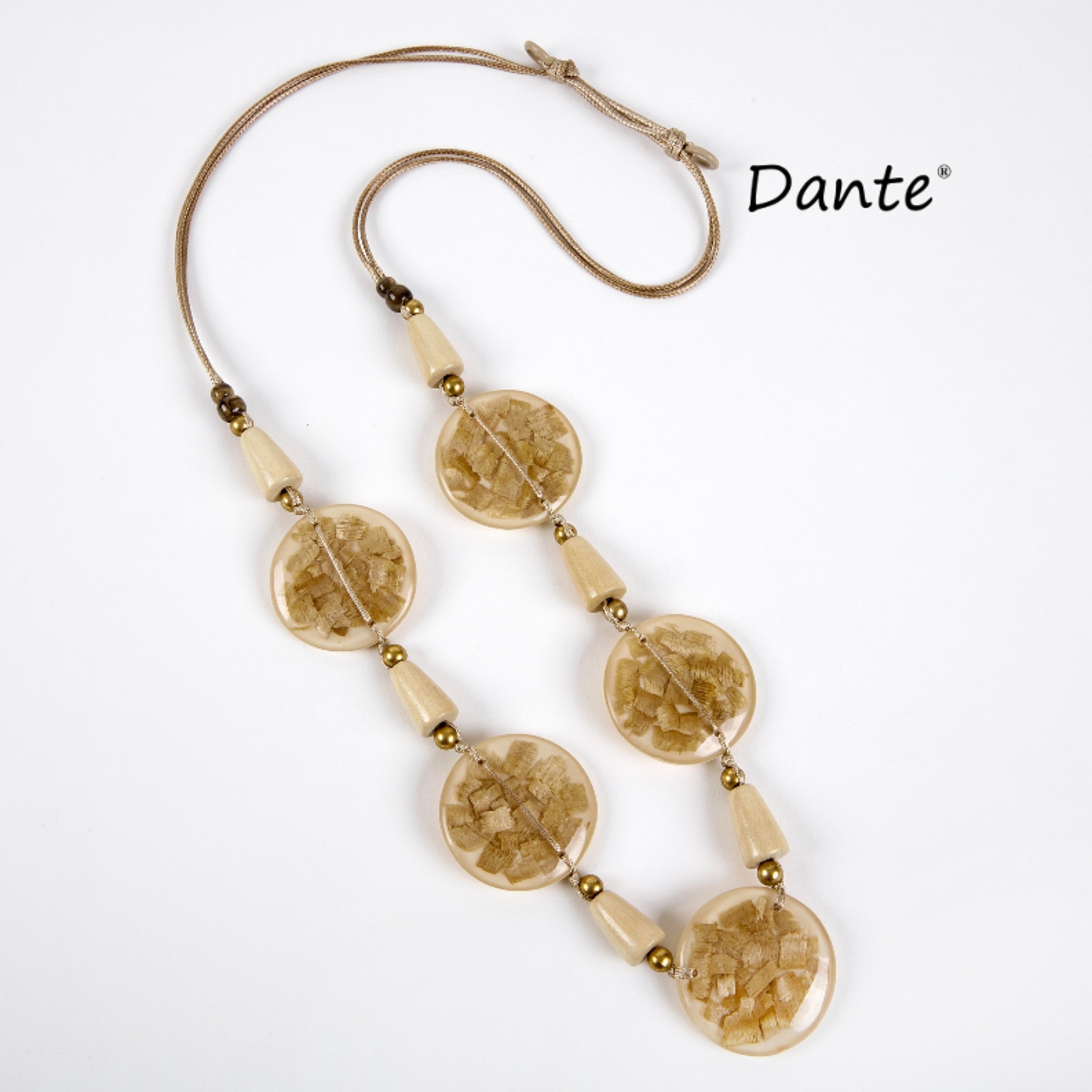 Cream & Gold Necklace - NL5717