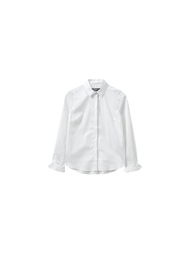 White Mattie Flip Shirt - 144070