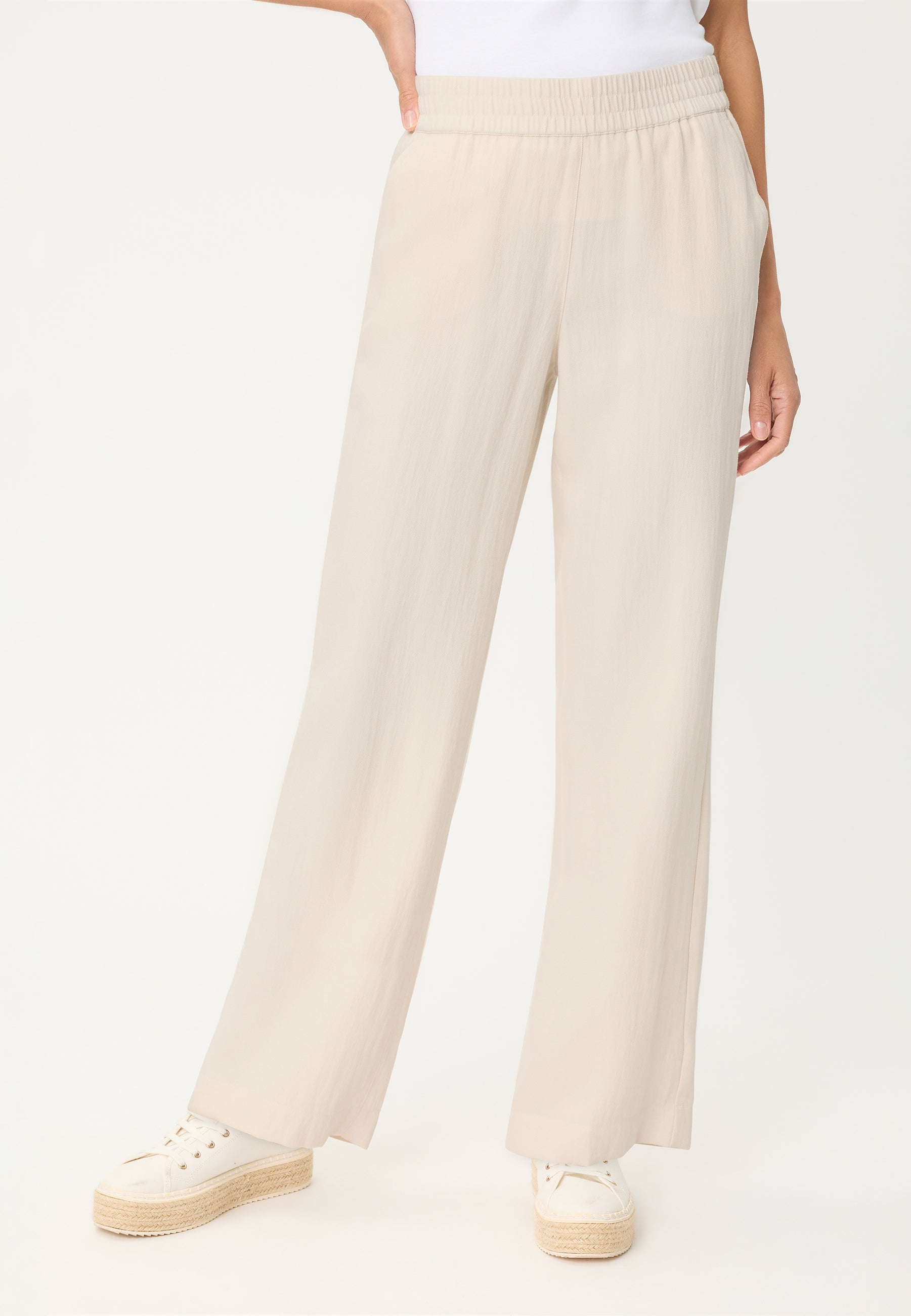Beige Casual Trousers - 14002539