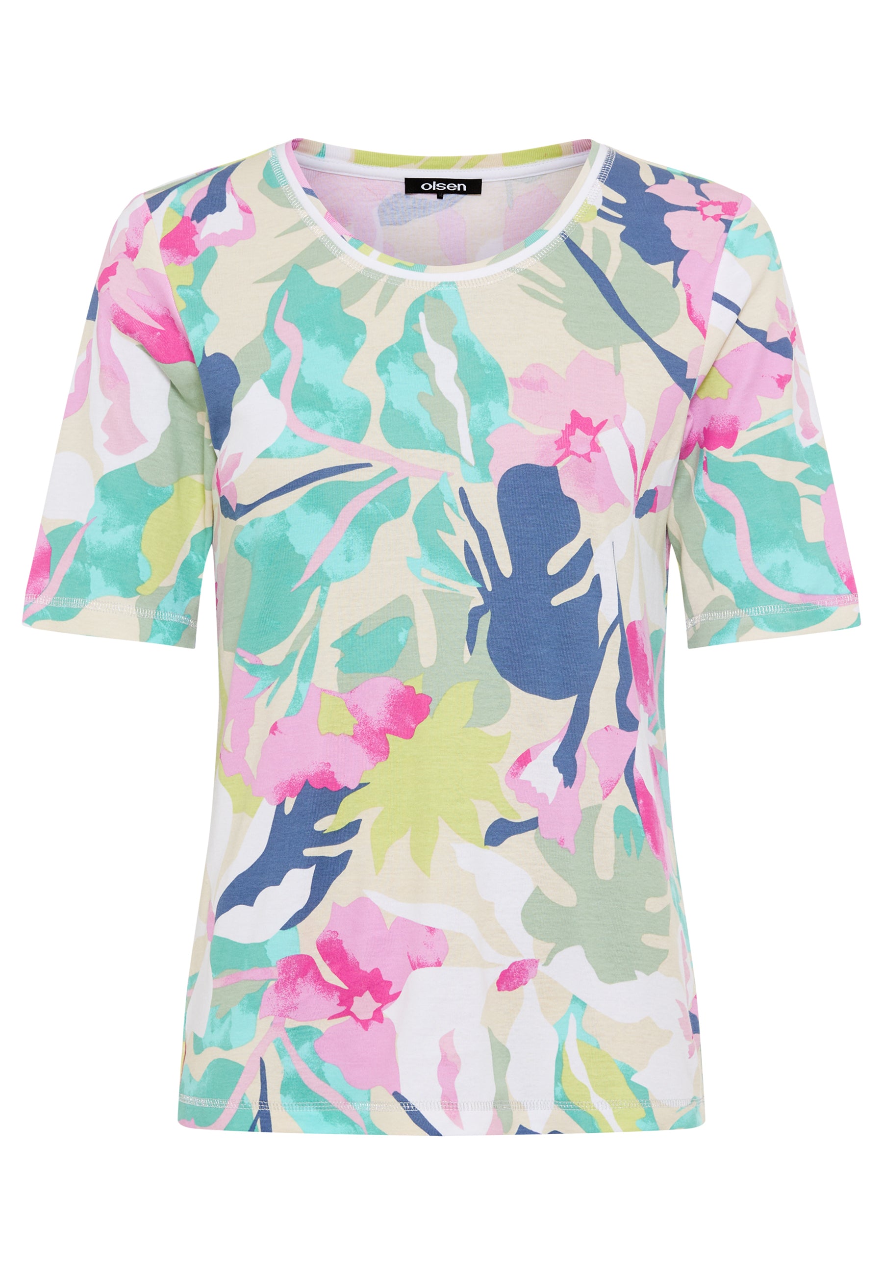 Pool Blue Floral T-Shirt - 11105397