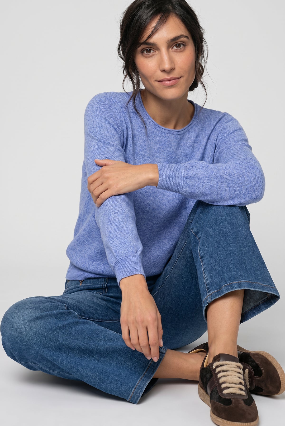 Cobalt Melange Pullover - 11000585