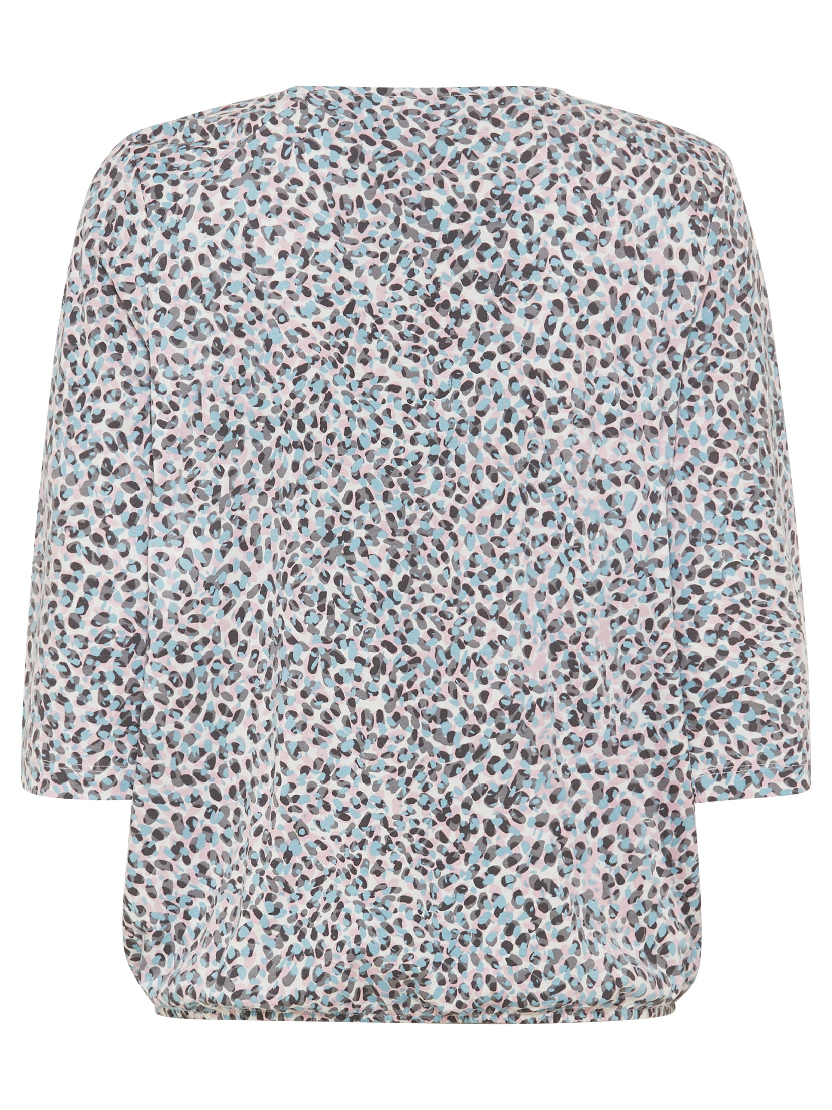 Satin Blue Print Top - 11105281