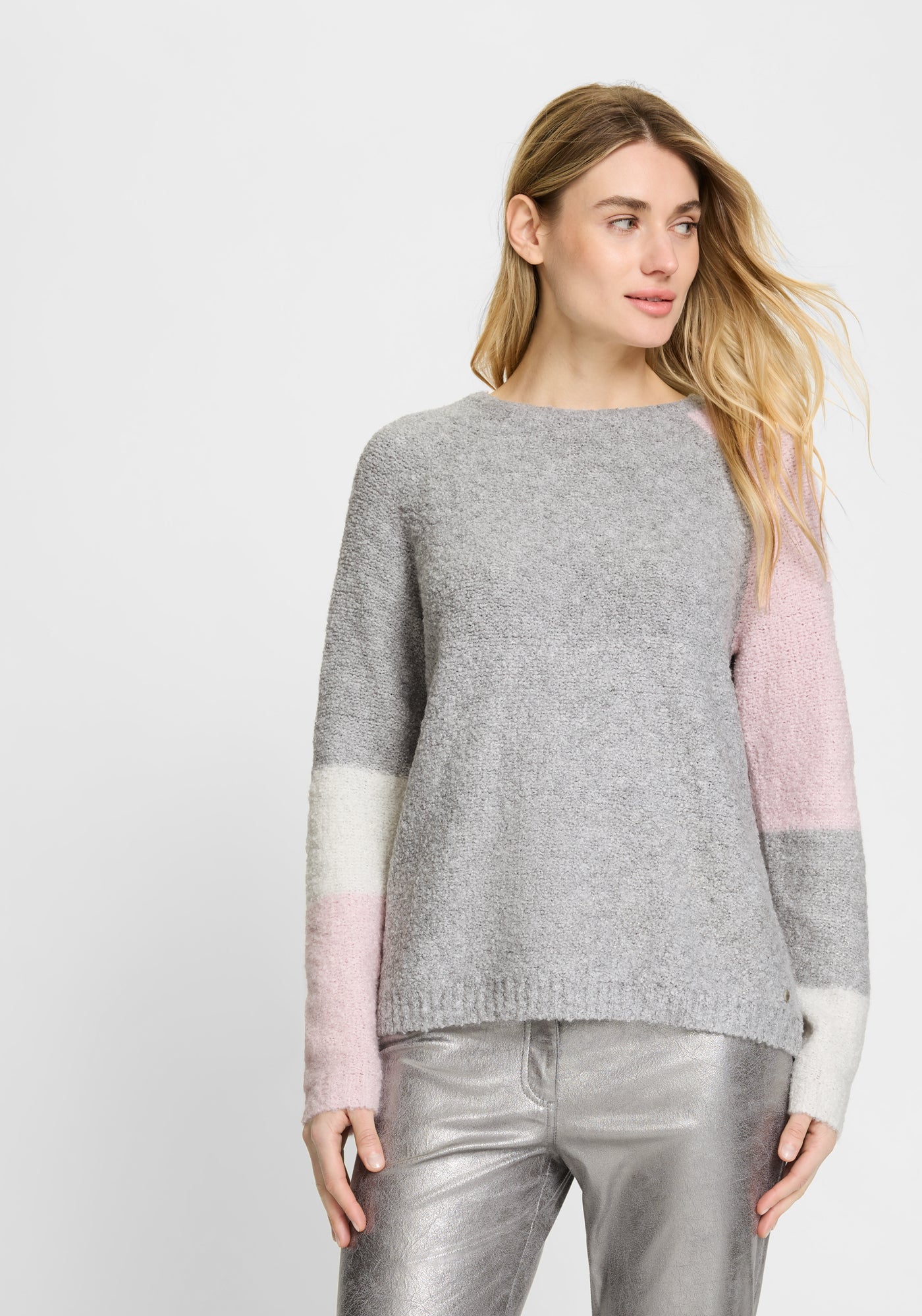 Misty Grey Neapolitan Sweater - 11004670