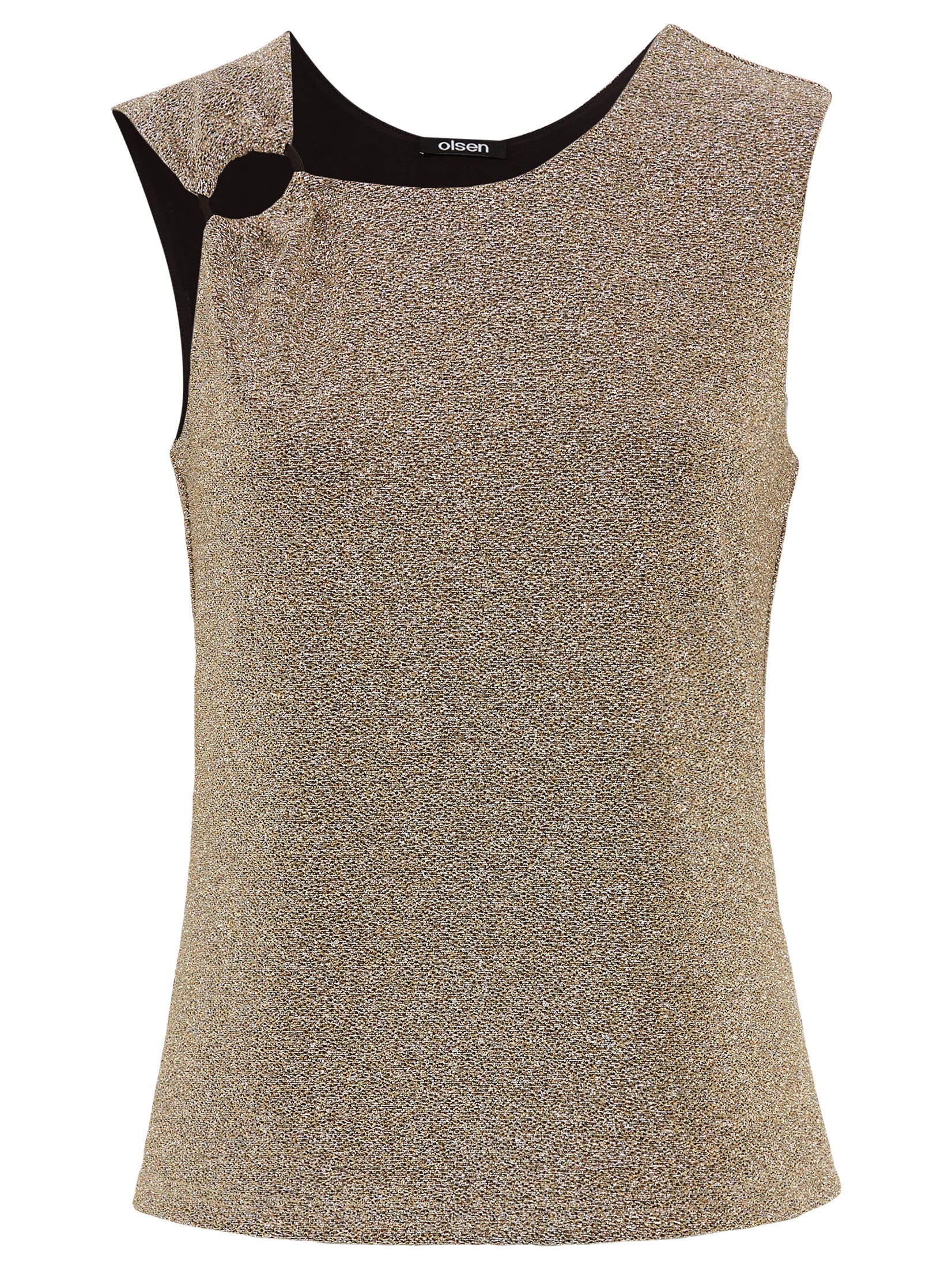 Gold Sleeveless Top - 11105225