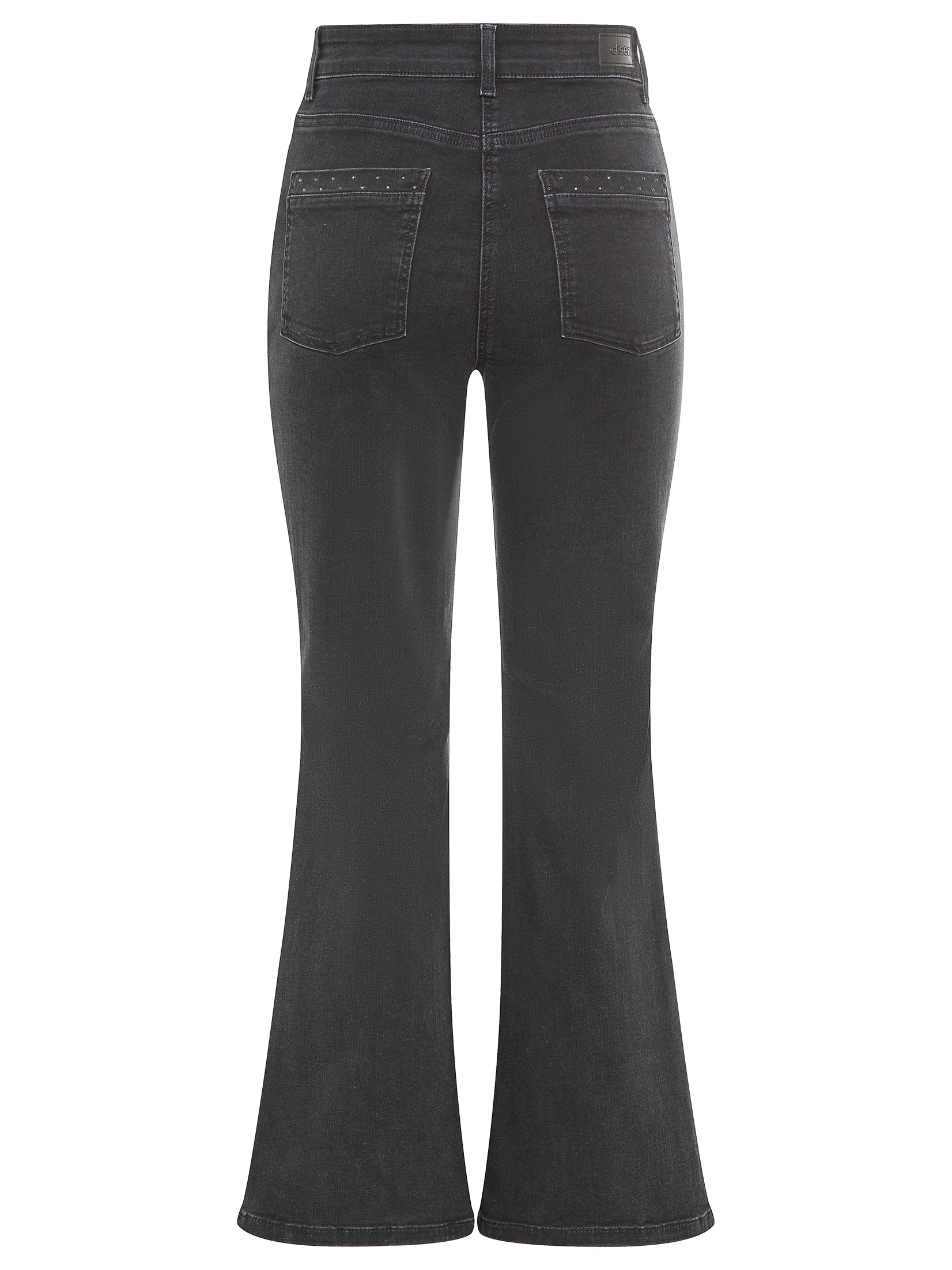Black Cropped Jeans - 14002487
