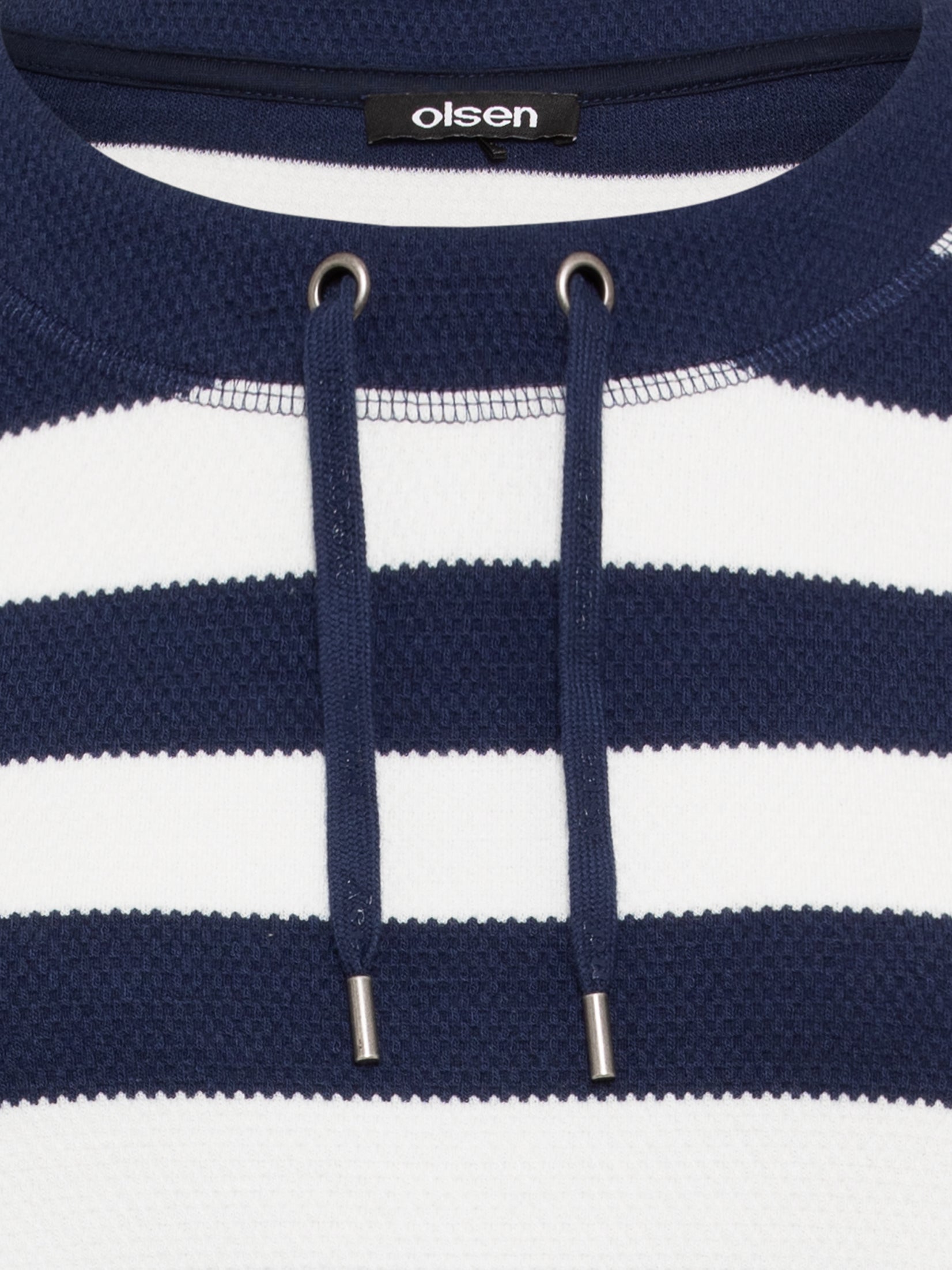 Blue Stripe Sweatshirt Top - 11201563