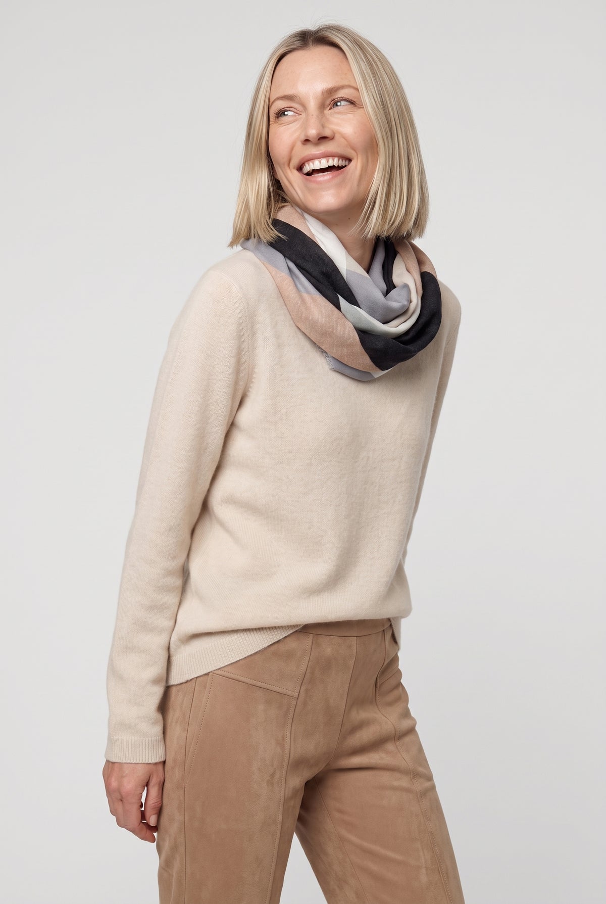 Almond Beige Scarf - 18002049