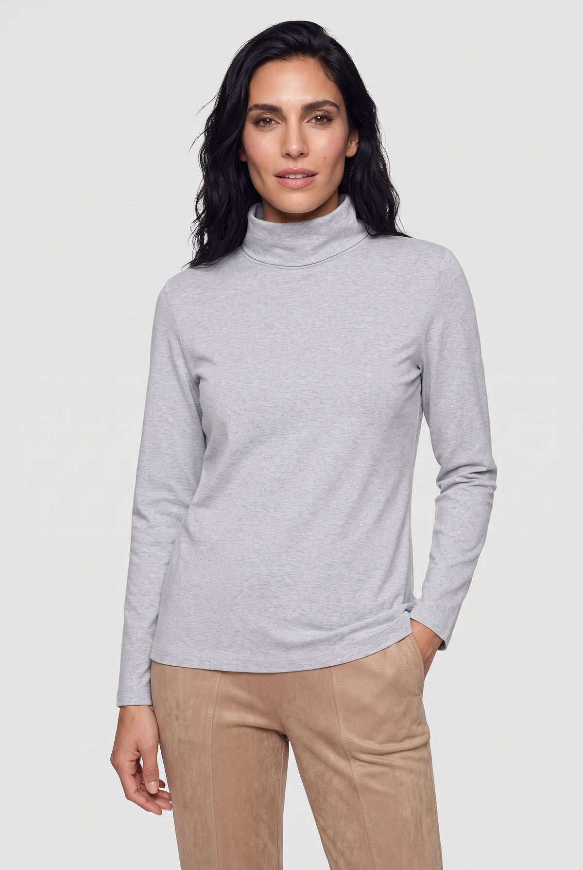 Pearl Grey Poloneck - 11104429