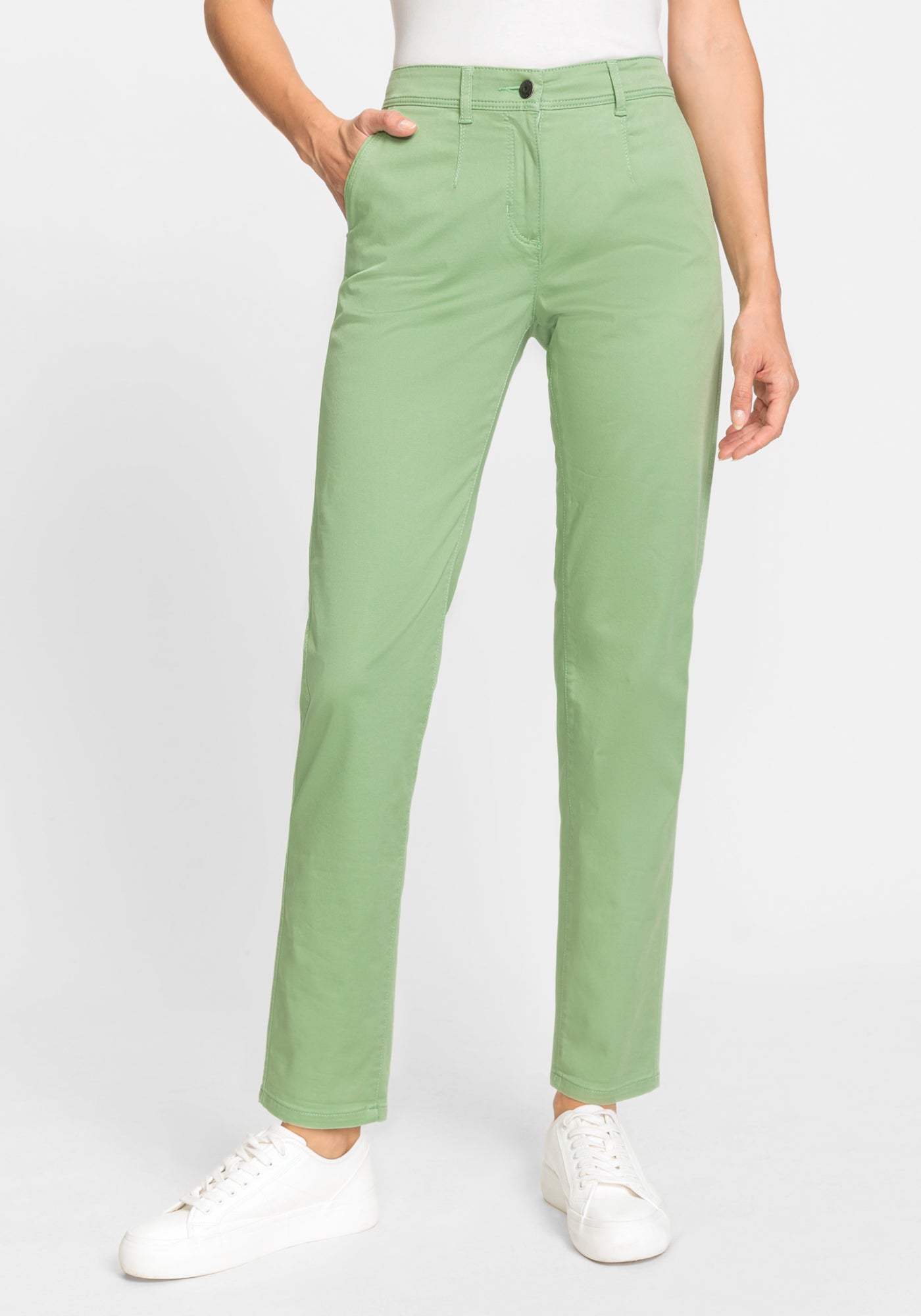 Pistachio Cropped Trousers 14002144