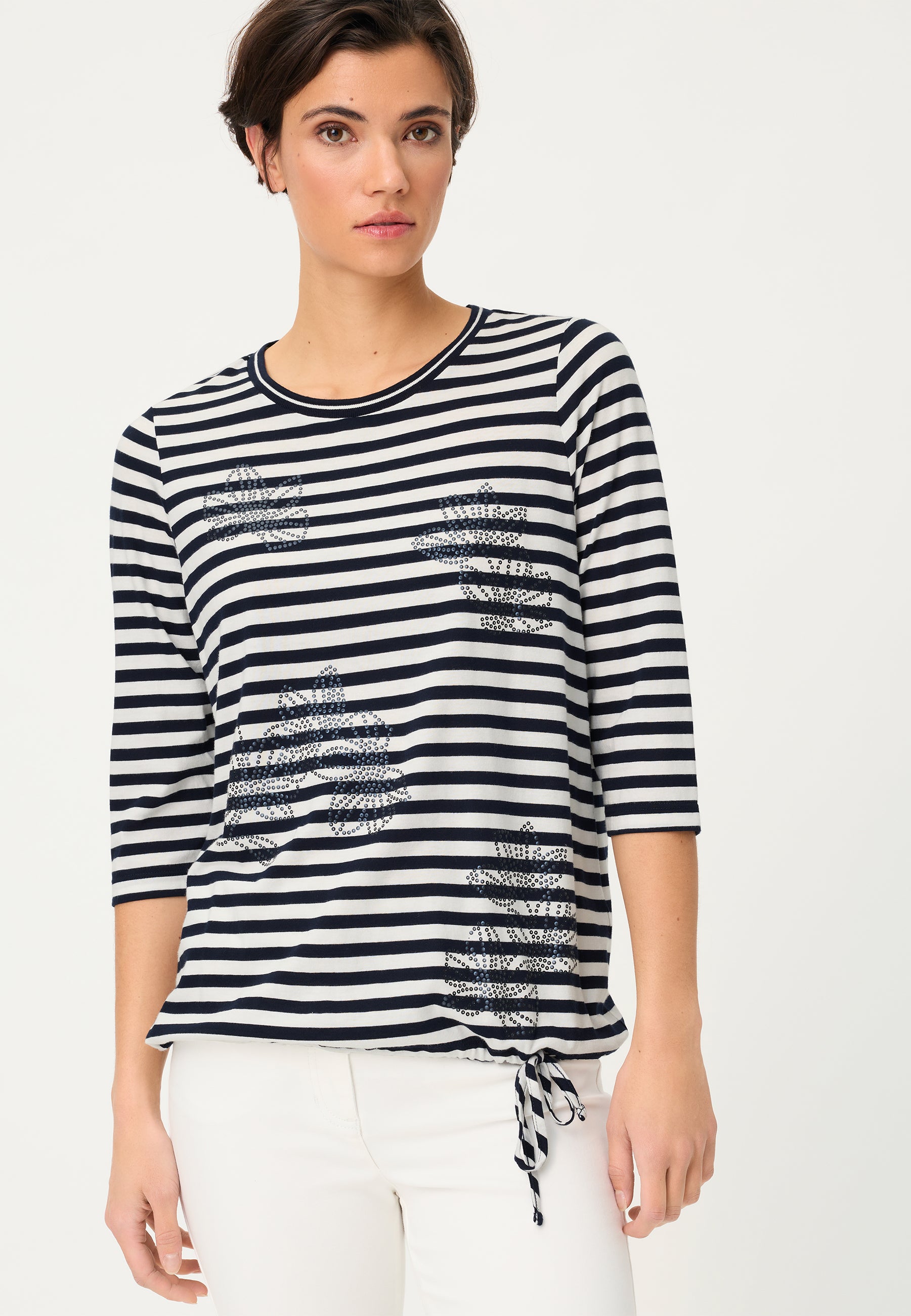 Ink Blue Print Top - 11105357