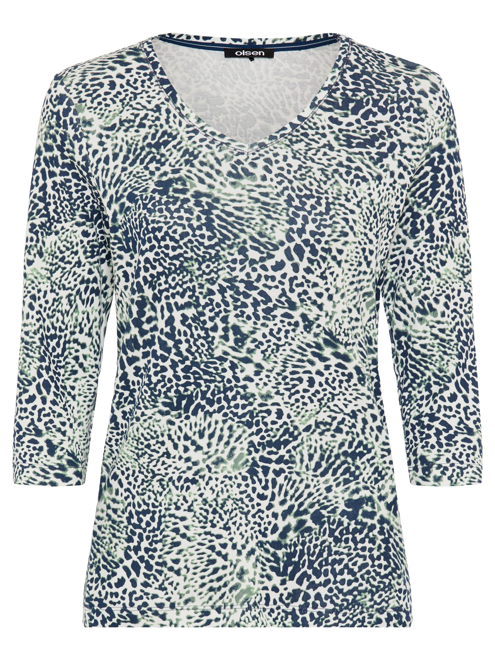 True Navy Print Top - 11105286