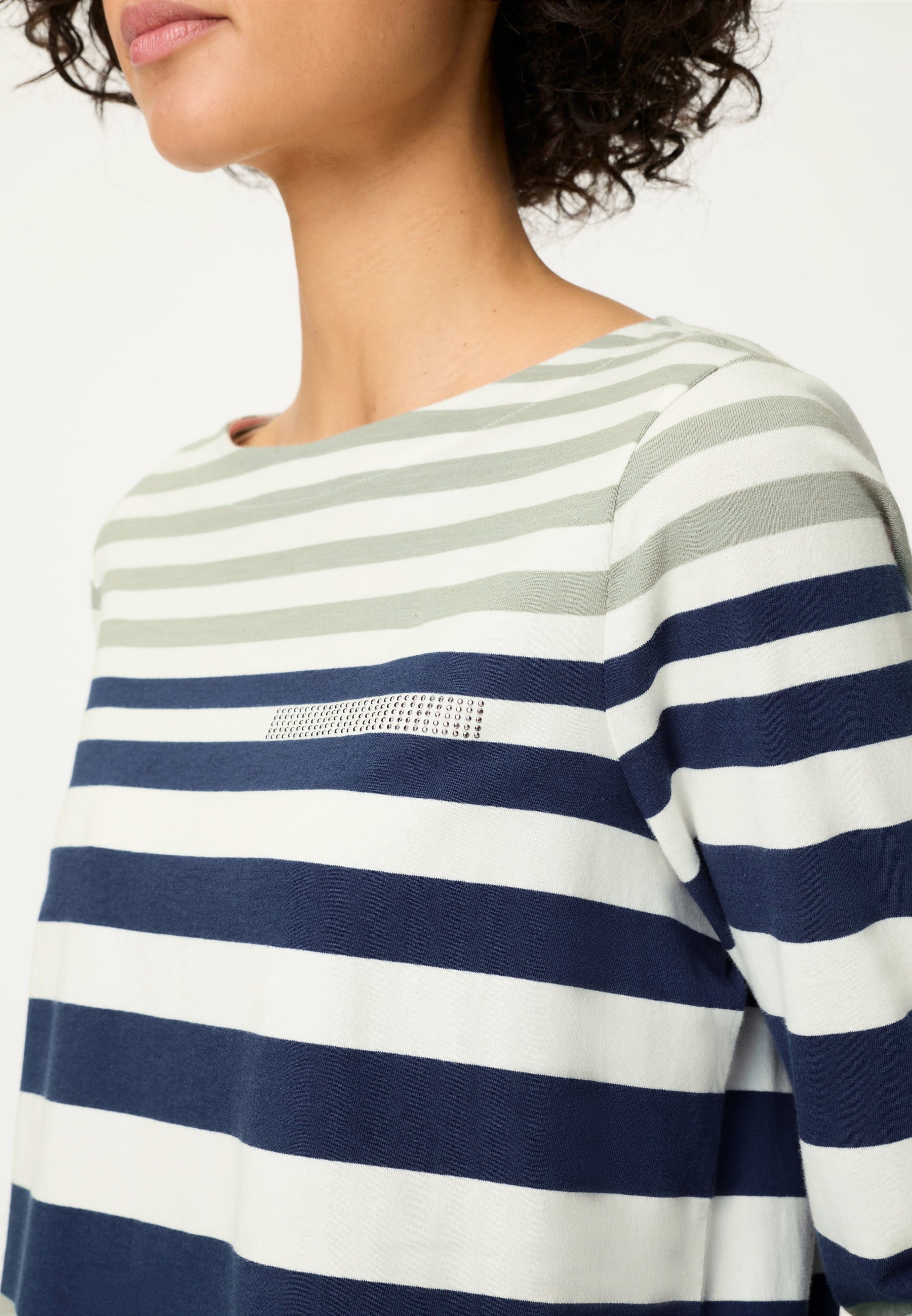 True Navy Striped Top - 11105291