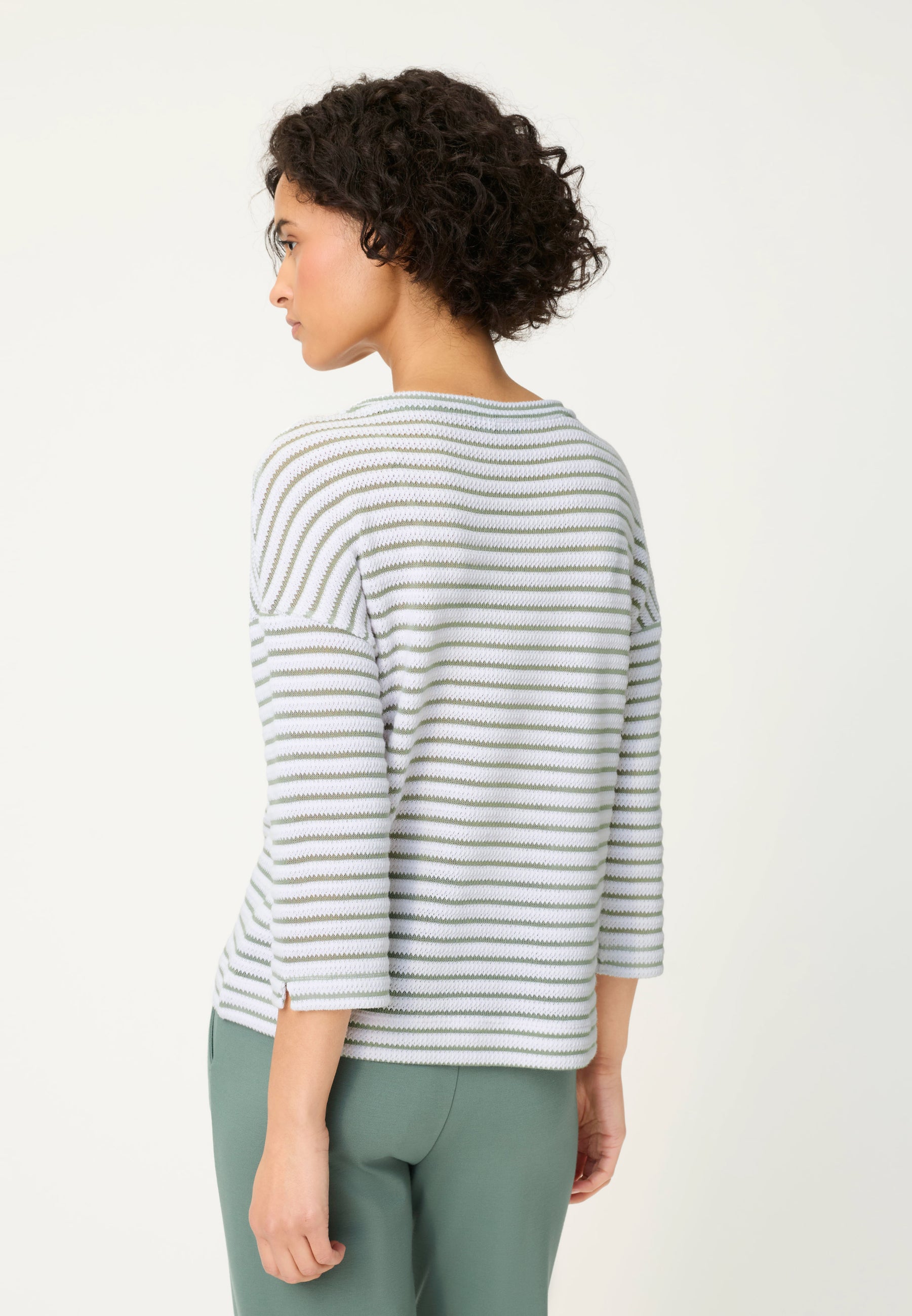 Salvia Green Long Sleeve Top - 11105316