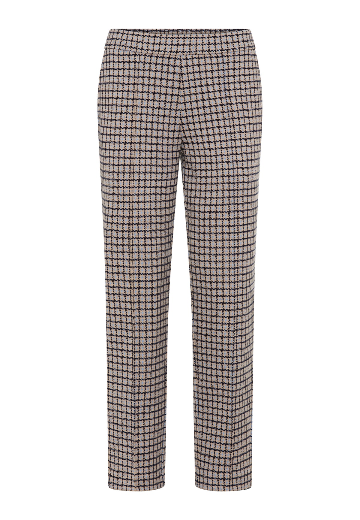 Hazelnut Check Trousers - 14002225