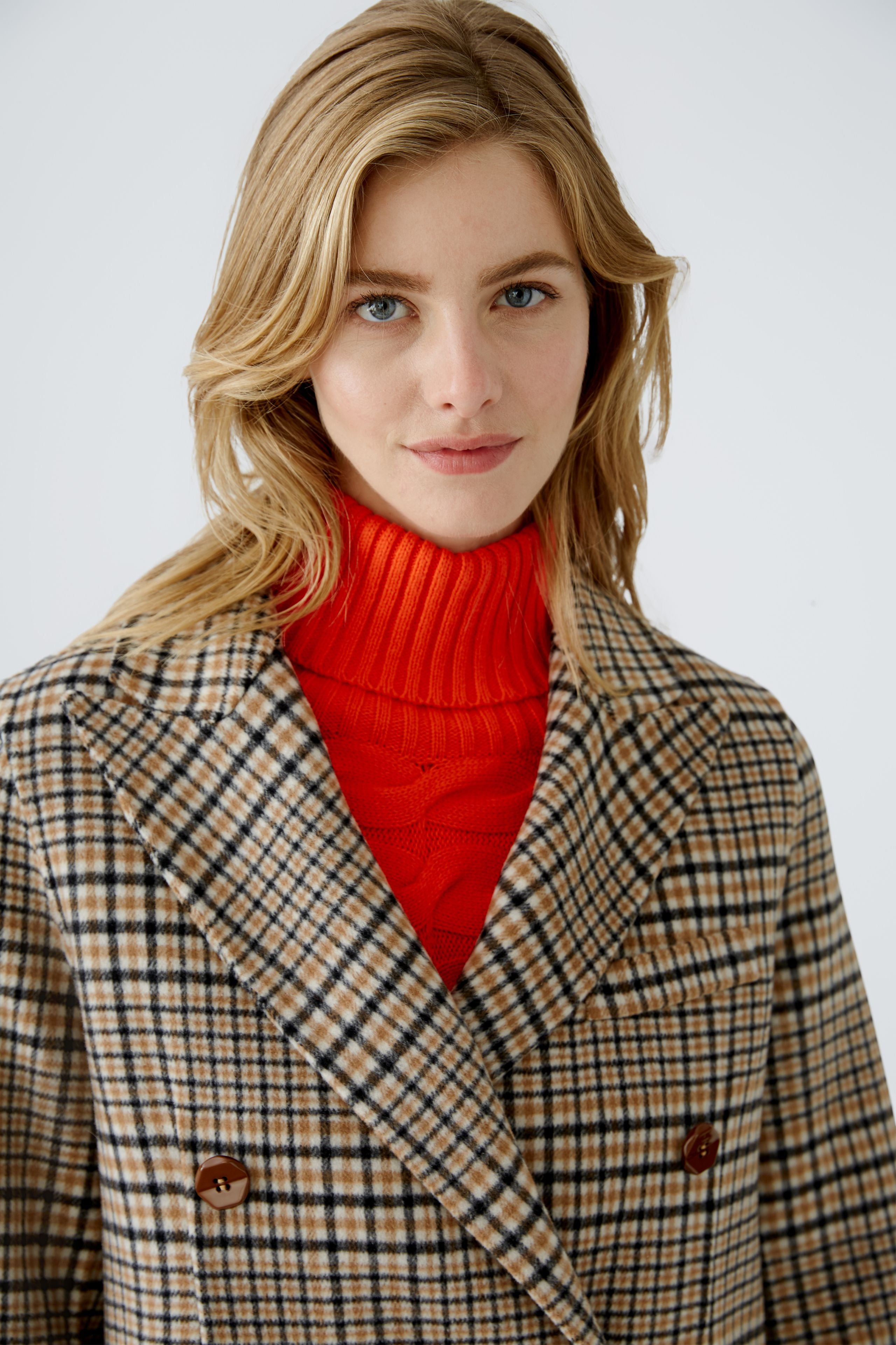 Checked Coat 90440