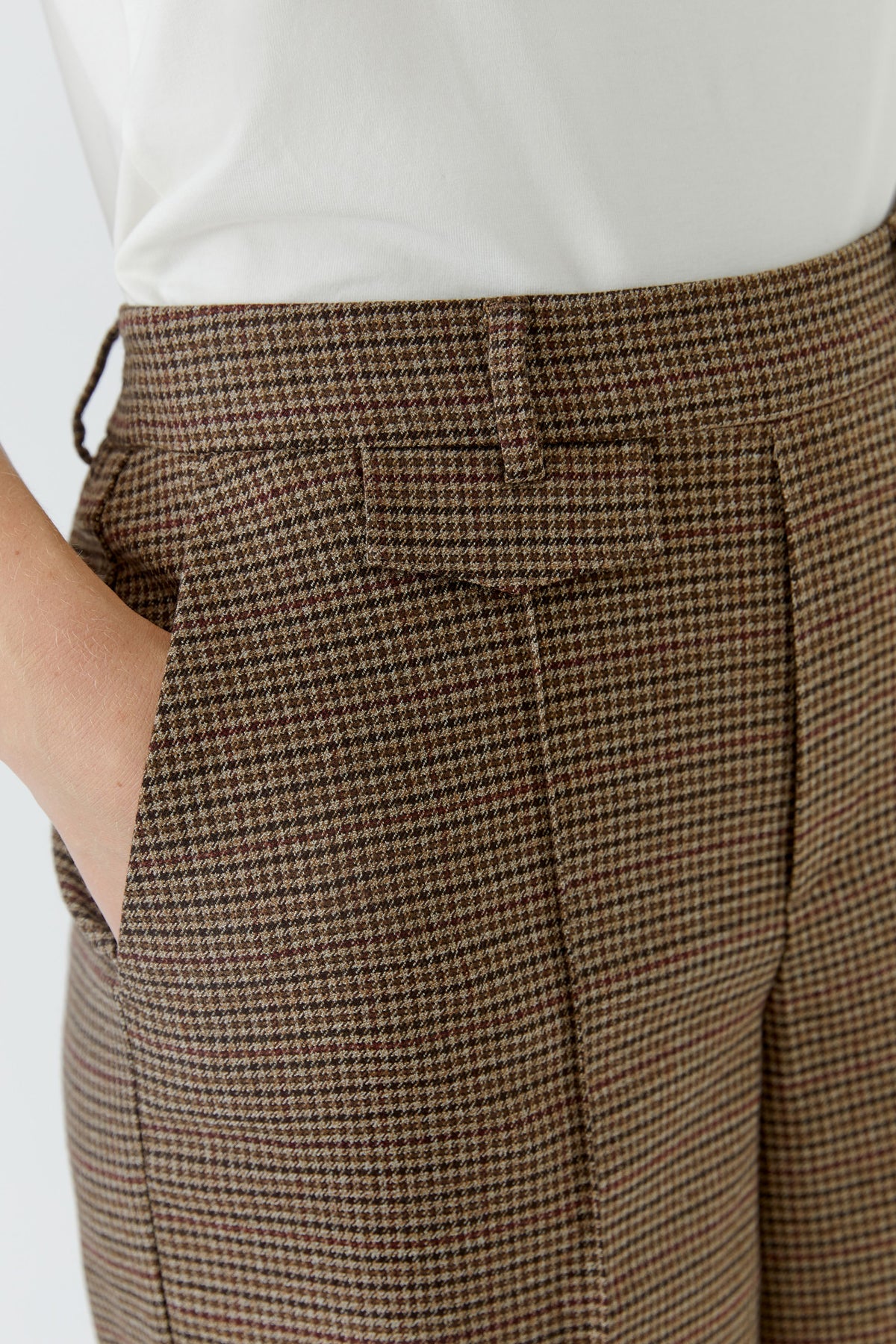 Brown Black Trousers - 100138