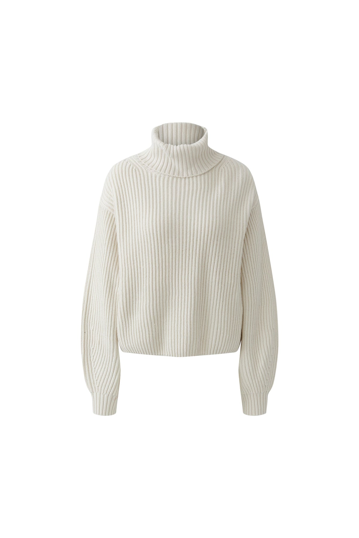 Off White Ribbed Pullover - 99801
