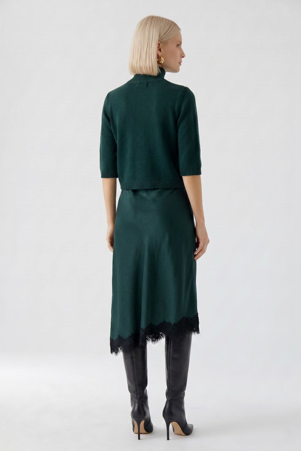 Scarab Satin Skirt - 99987