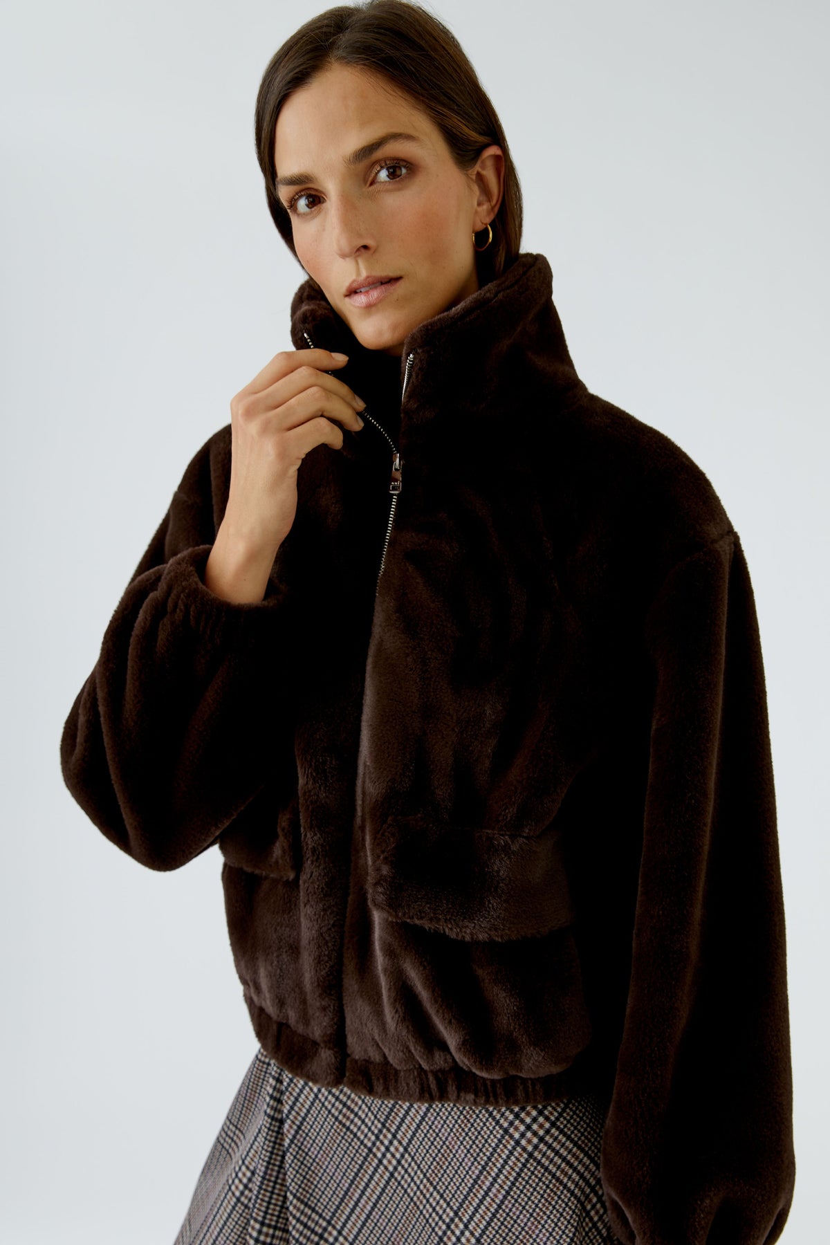 Chocolate Torte Faux Fur Jacket - 99960