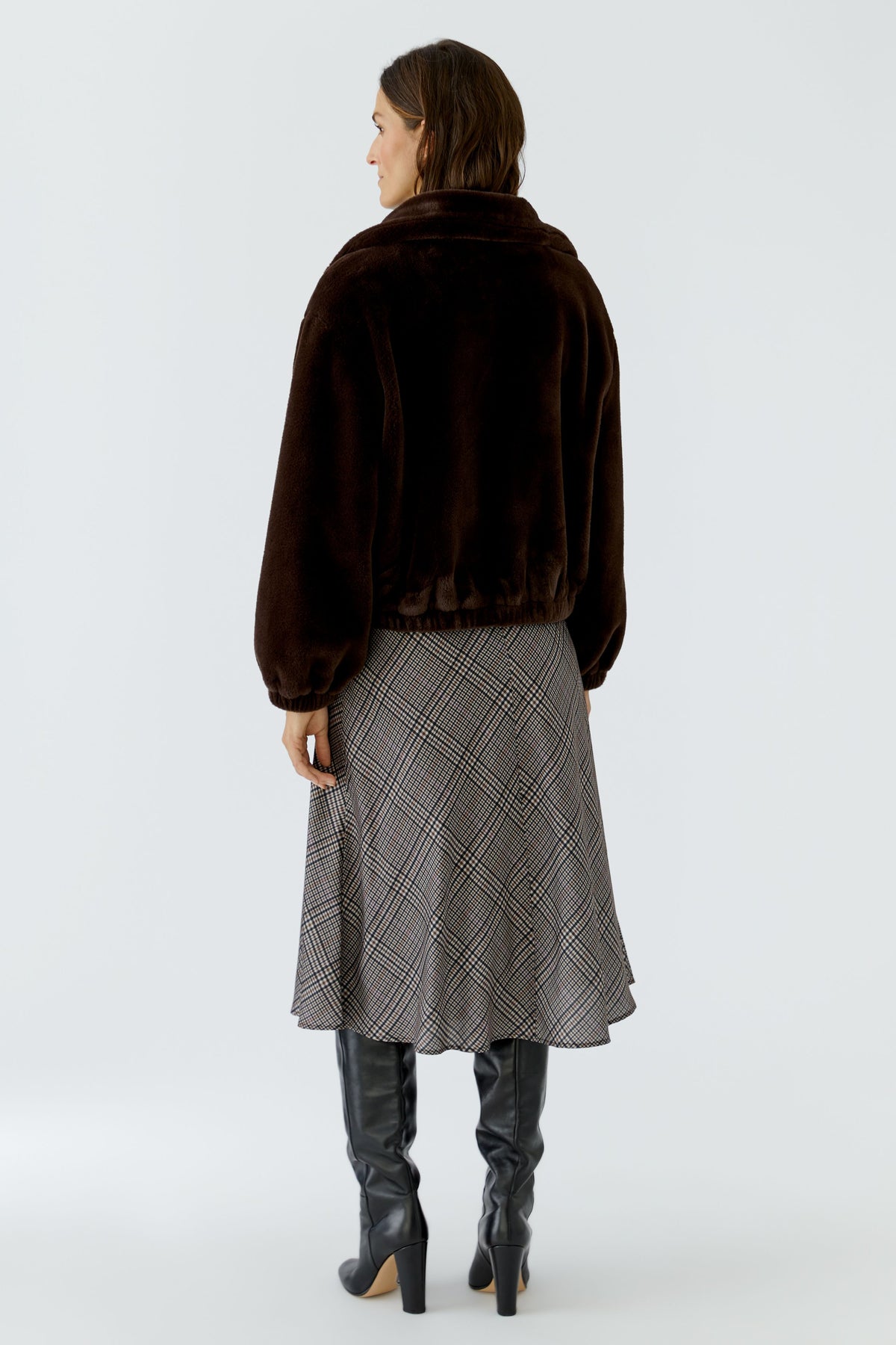 Chocolate Torte Faux Fur Jacket - 99960