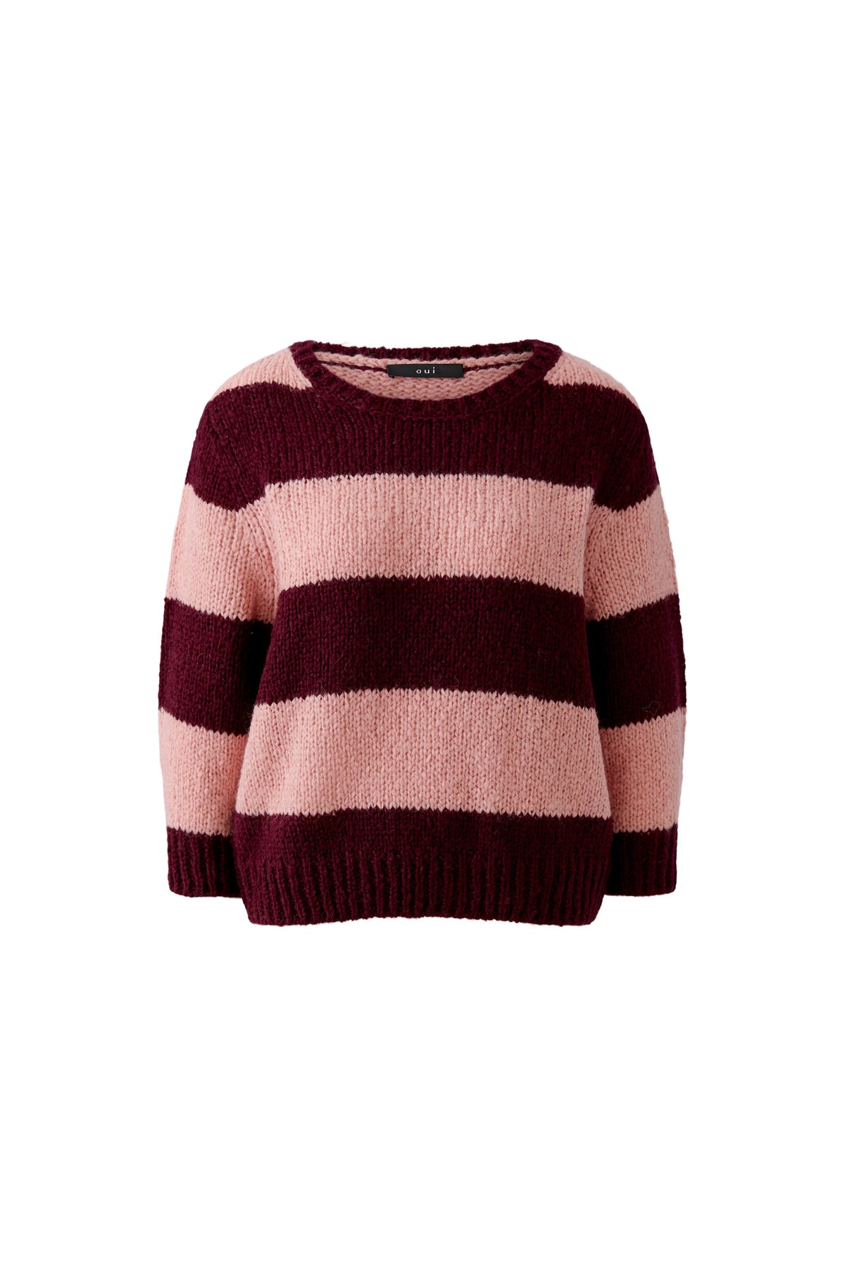 Dark Red Stripe Esmy Pullover - 94307