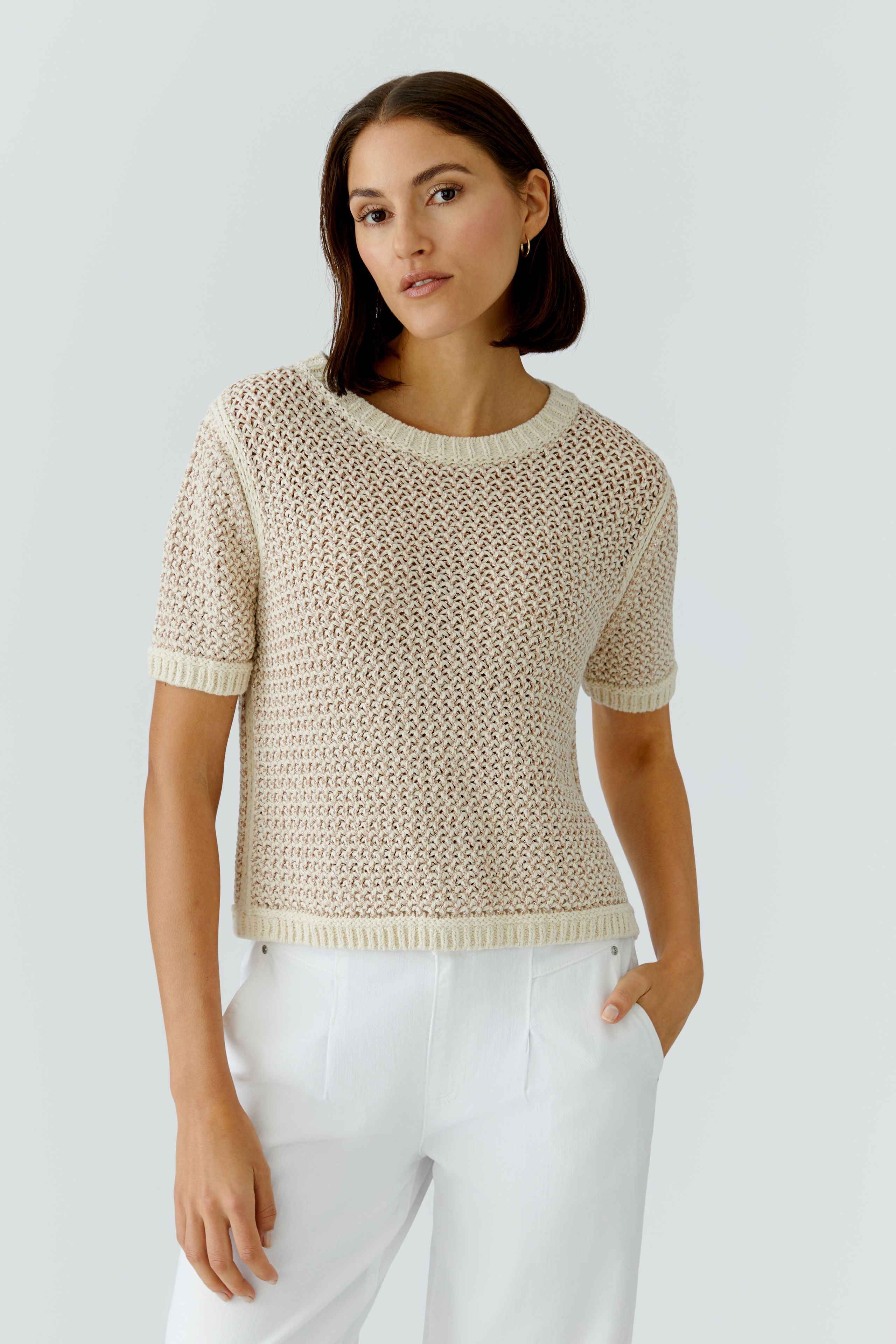 White & Red Pullover - 97420