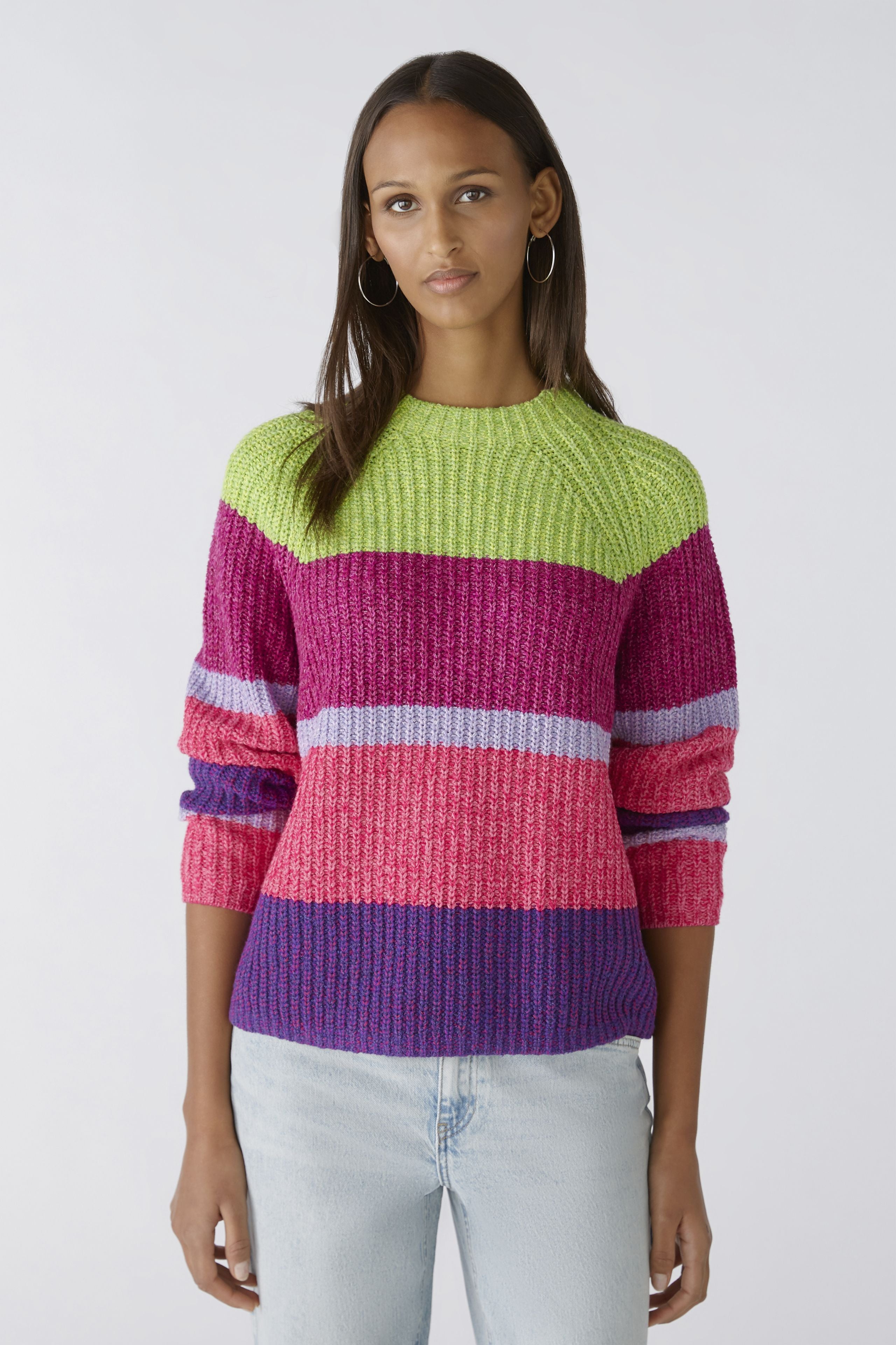 Block Stripe Sweater - 86644