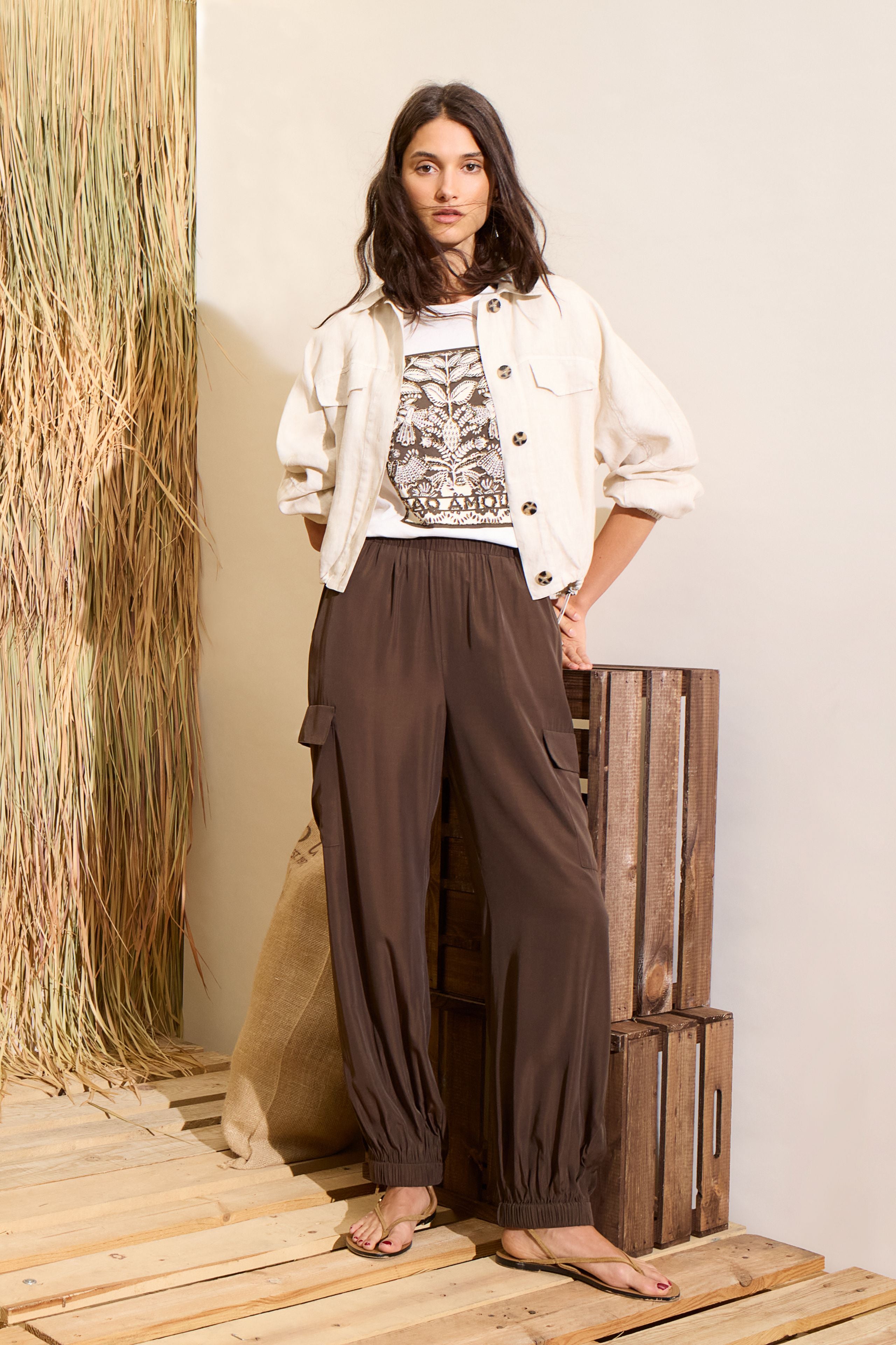 Cloud Dancer Front Print T-Shirt - 97514