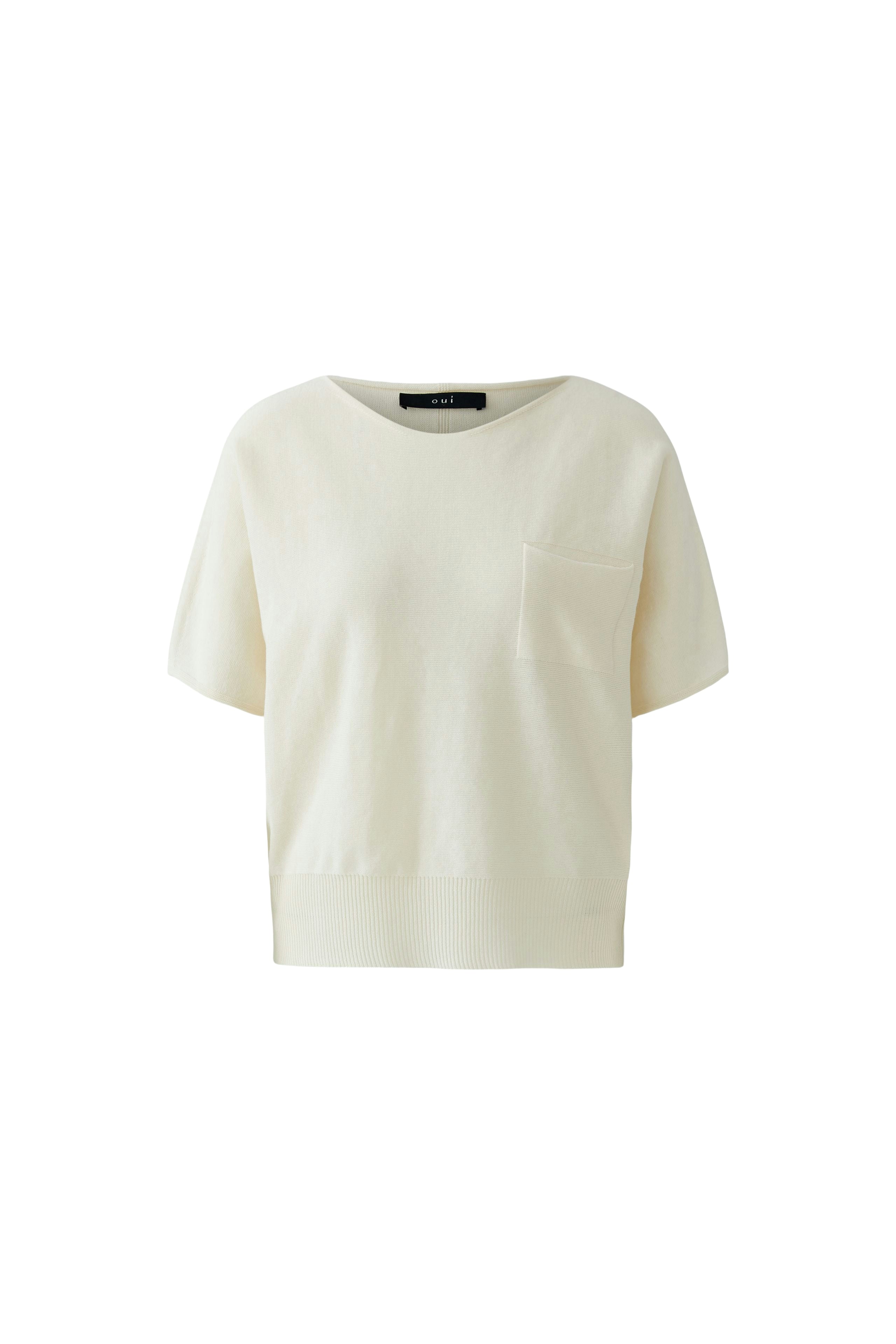 Off White Short Sleeve Pullover - 97242