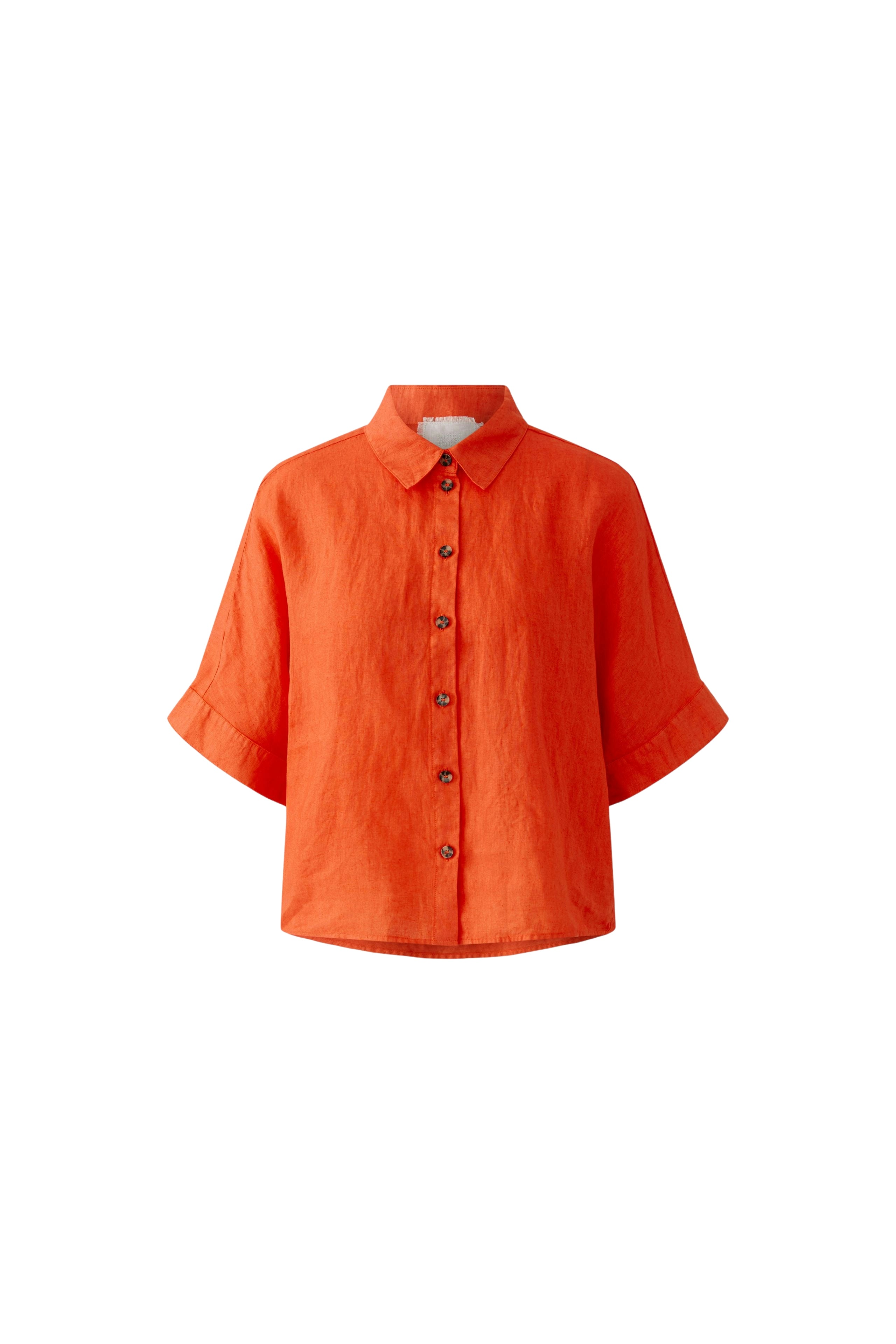 Pinciana Orange Linen Shirt - 97229