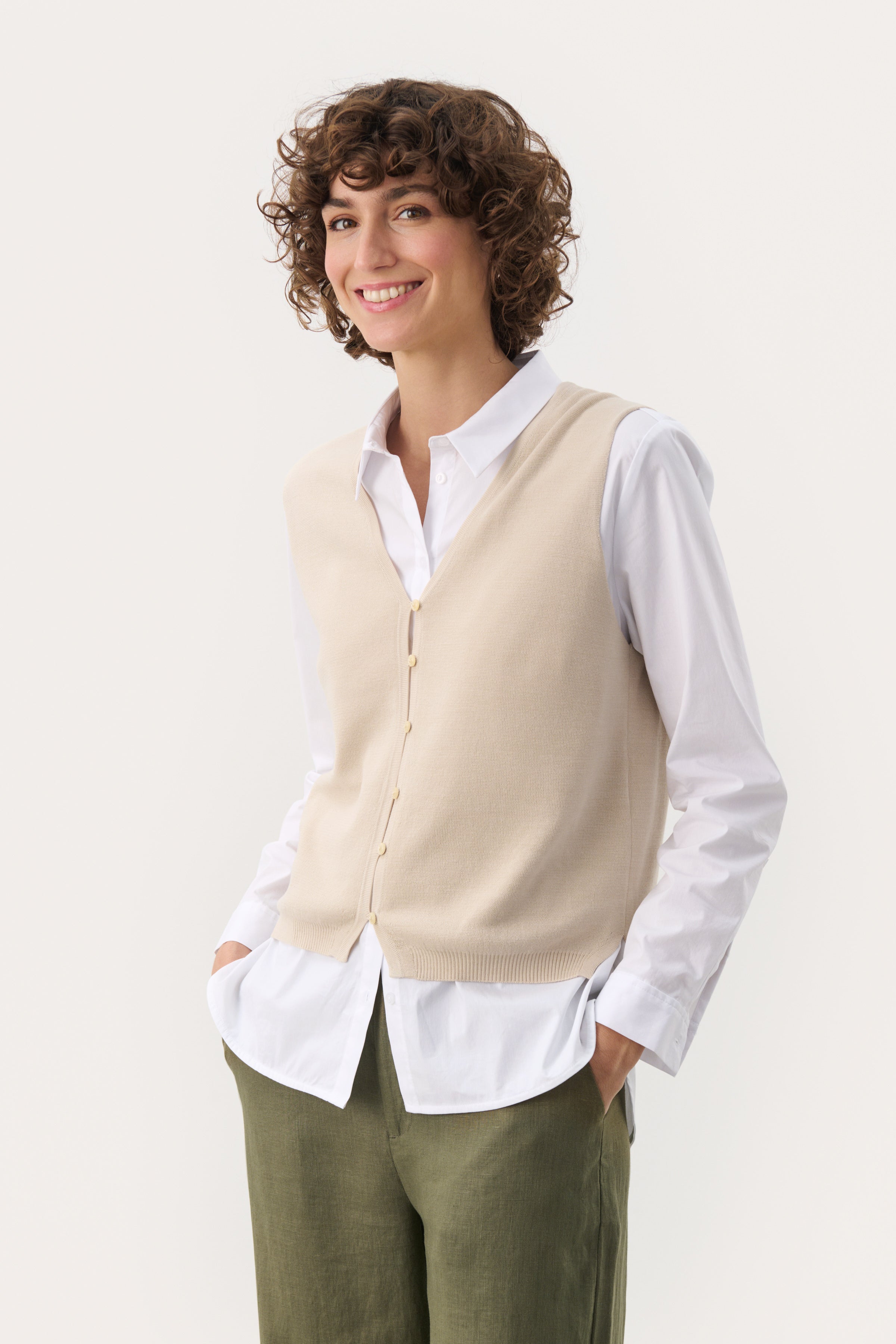 Natika French Oak Waistcoat - 30309463