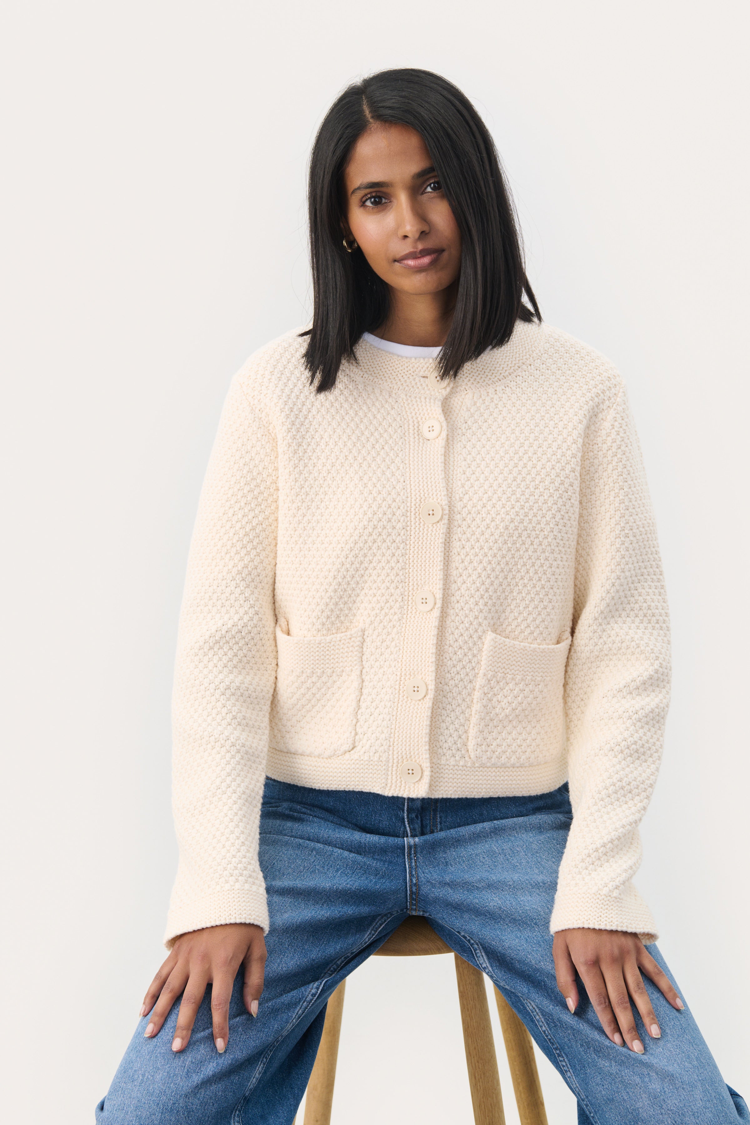 Elmie Whitecap Cardigan - 30308520