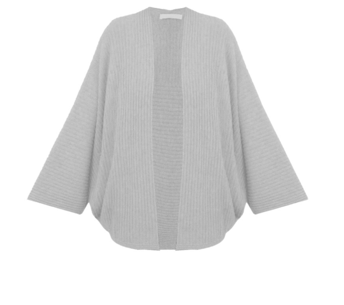 Pheobie Silver Grey Rib Cardigan