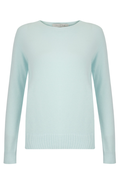 Prue Pale Blue Semi Fitted Sweater
