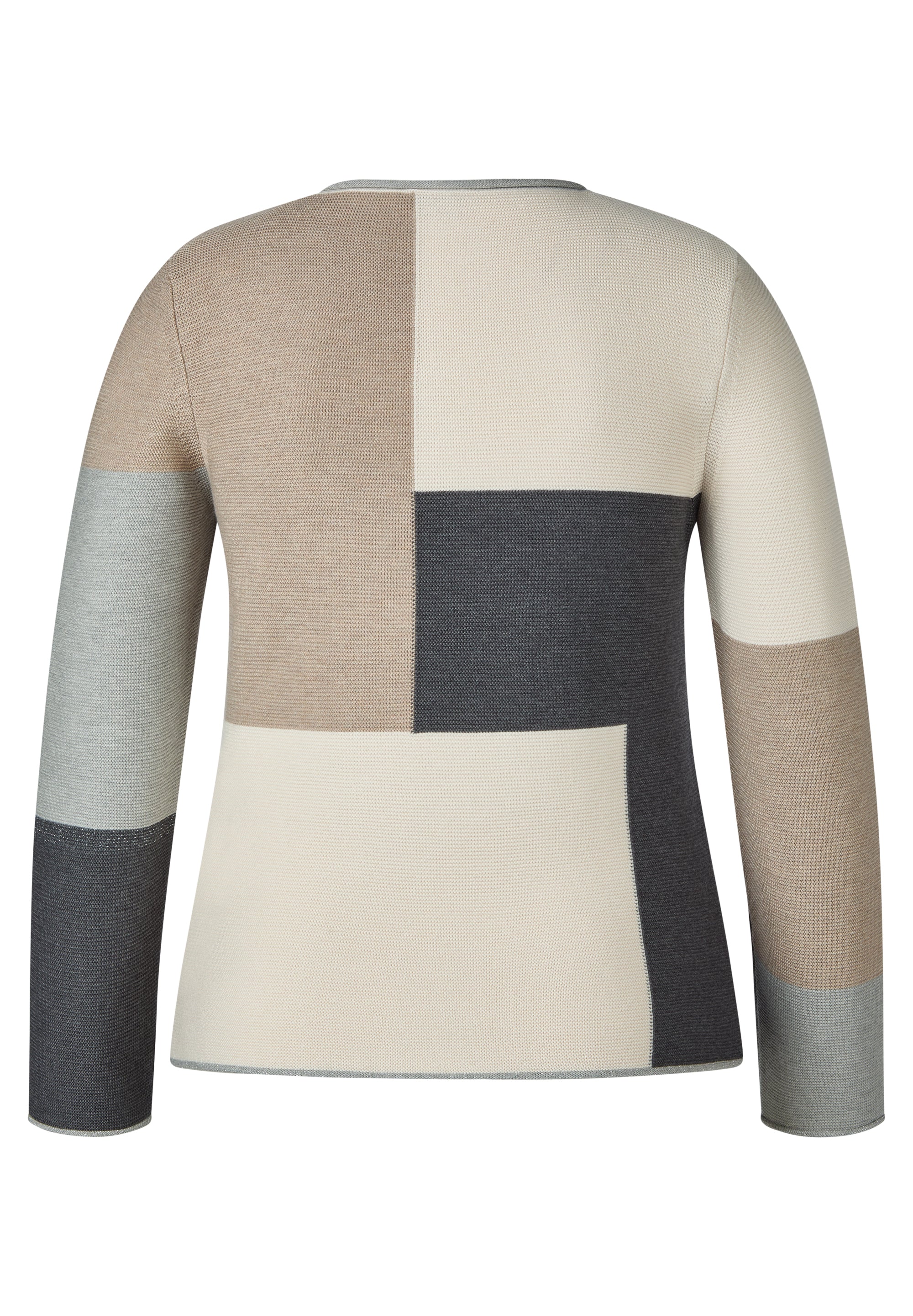 Macchiato Block Design Sweater - 121630
