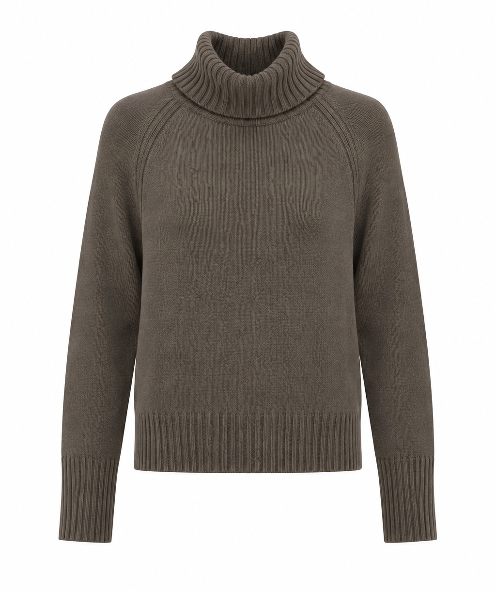 Renee Slate Polo Neck Pullover