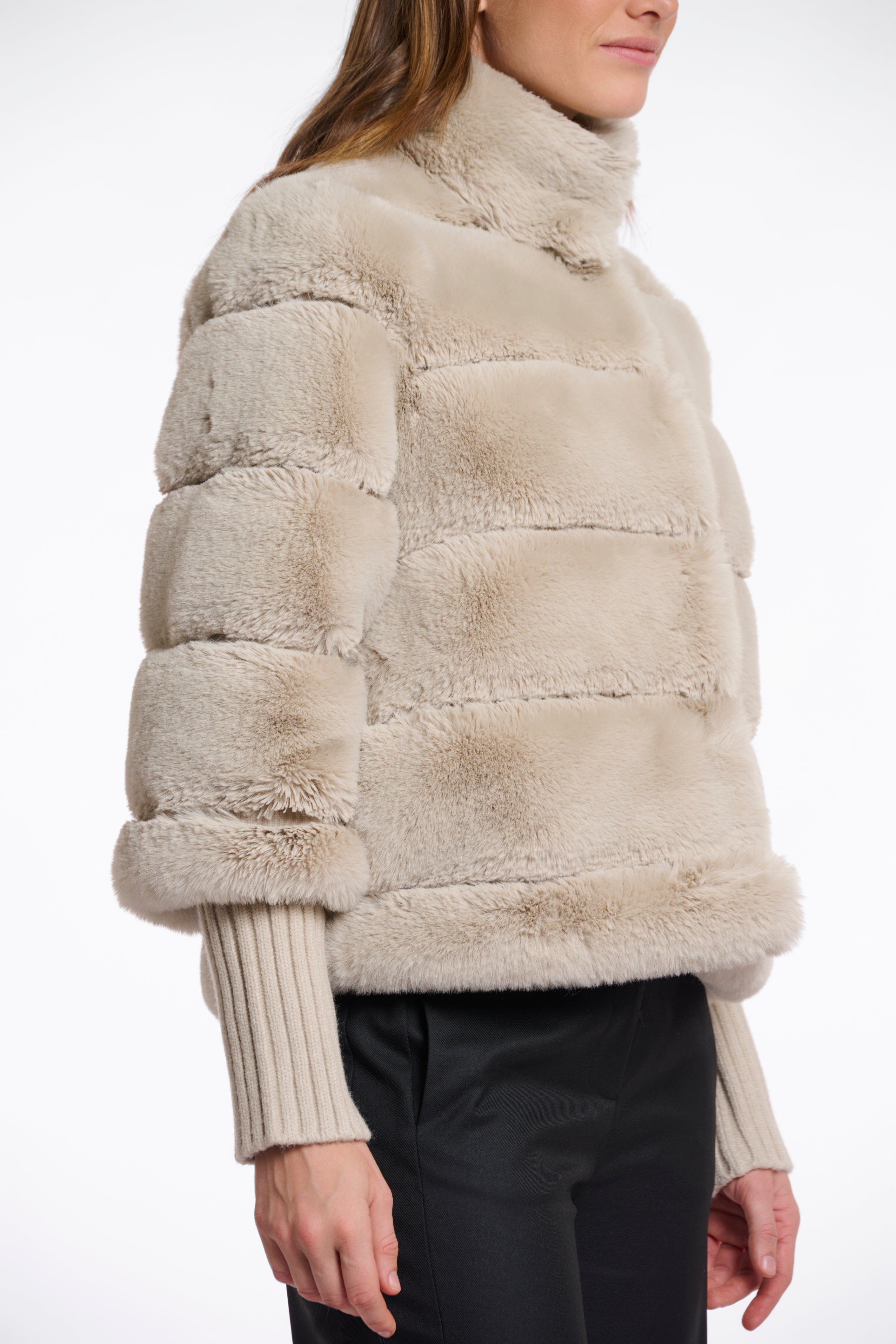 Feline Birch Faux Fur Jacket