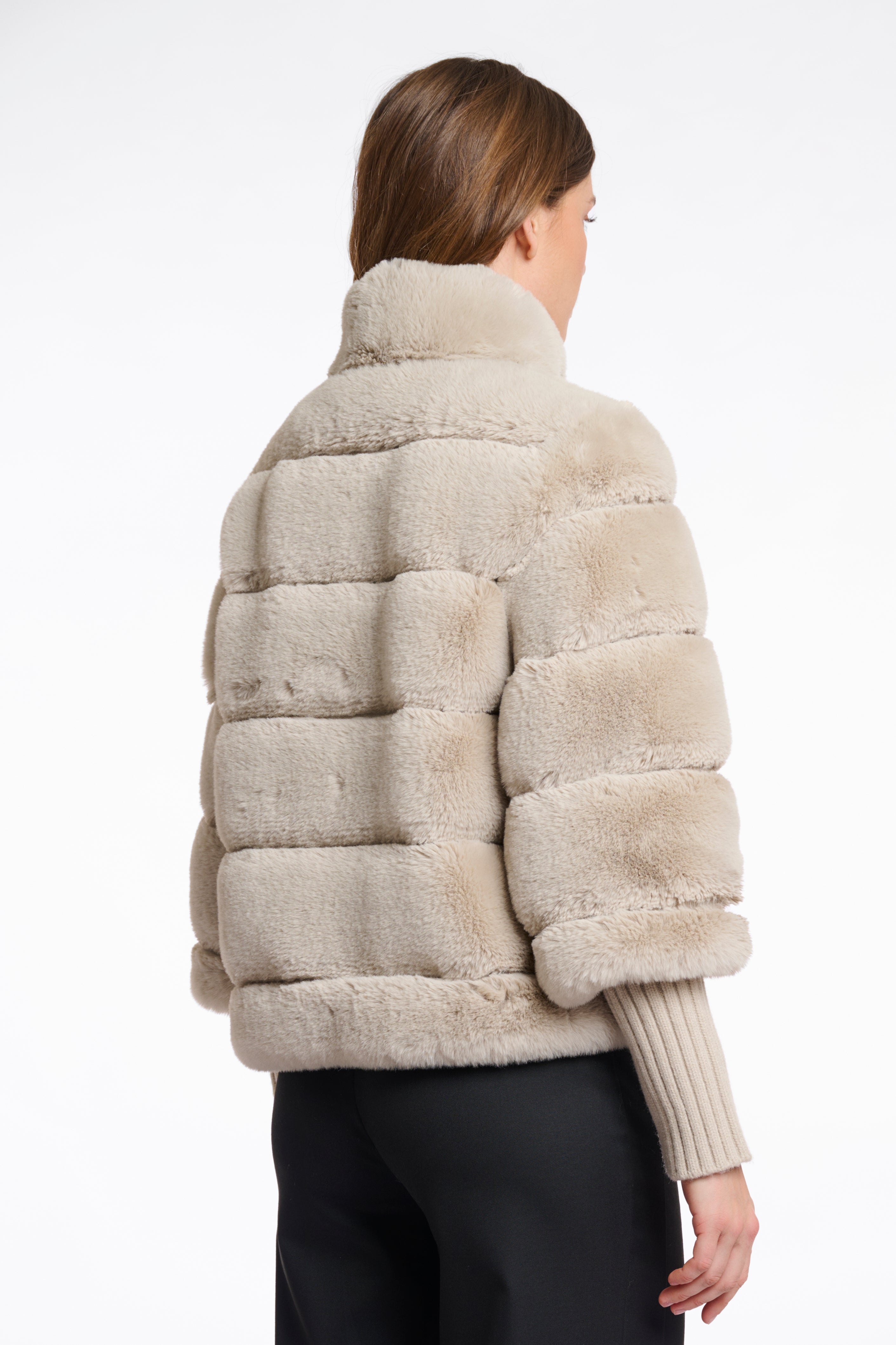 Feline Birch Faux Fur Jacket
