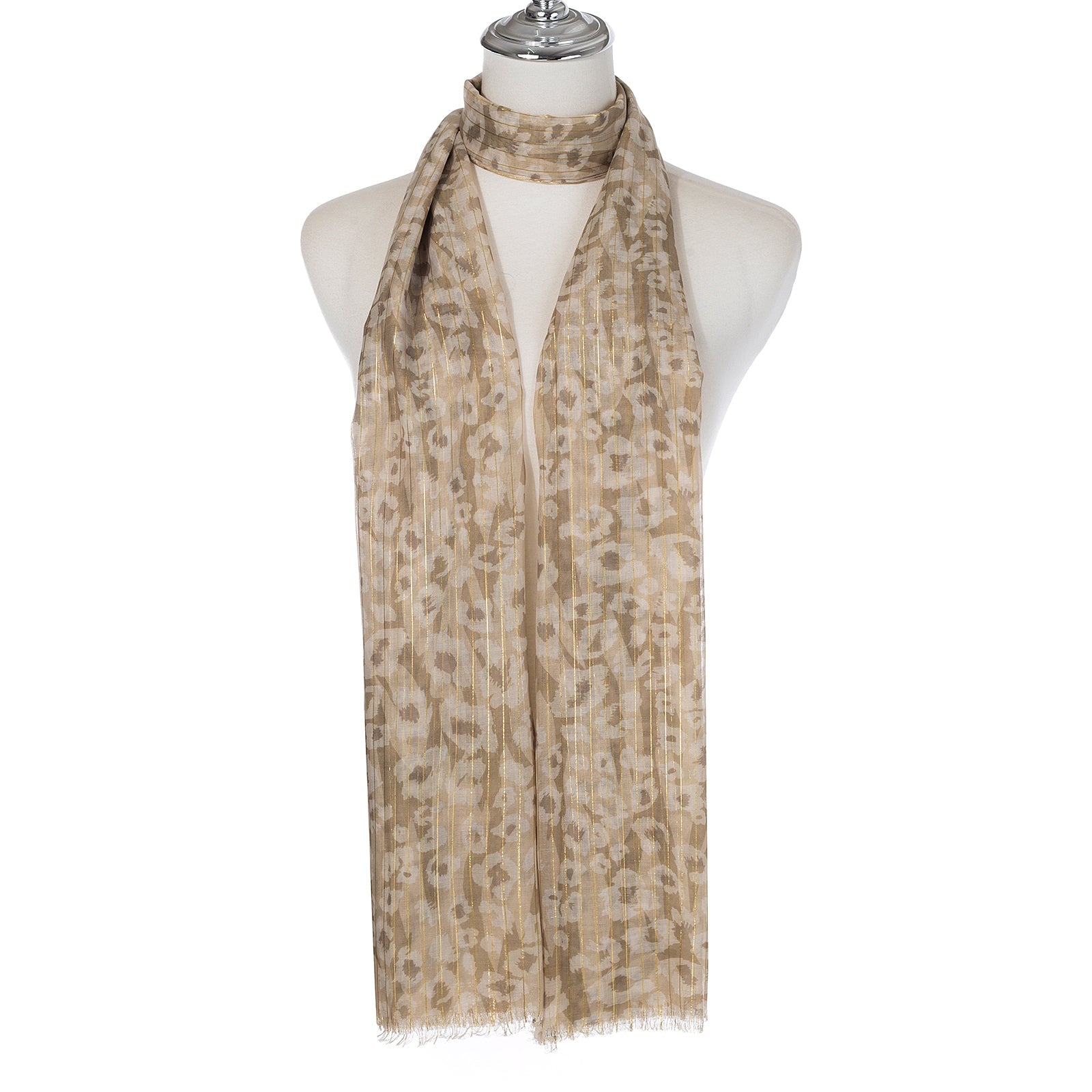 Natural Animal Print Scarf - SC1749