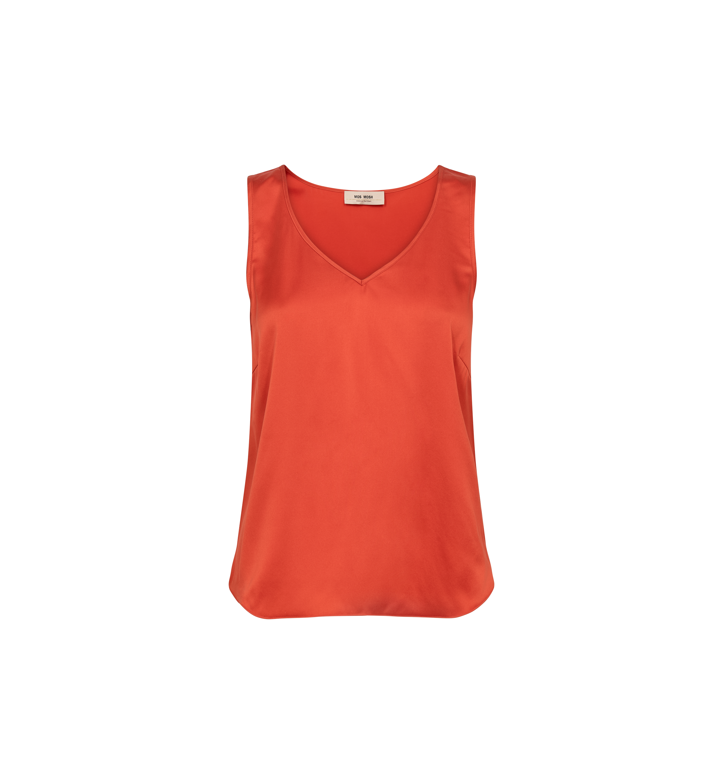 Astrid Silk Spicy Orange Vest - 153590