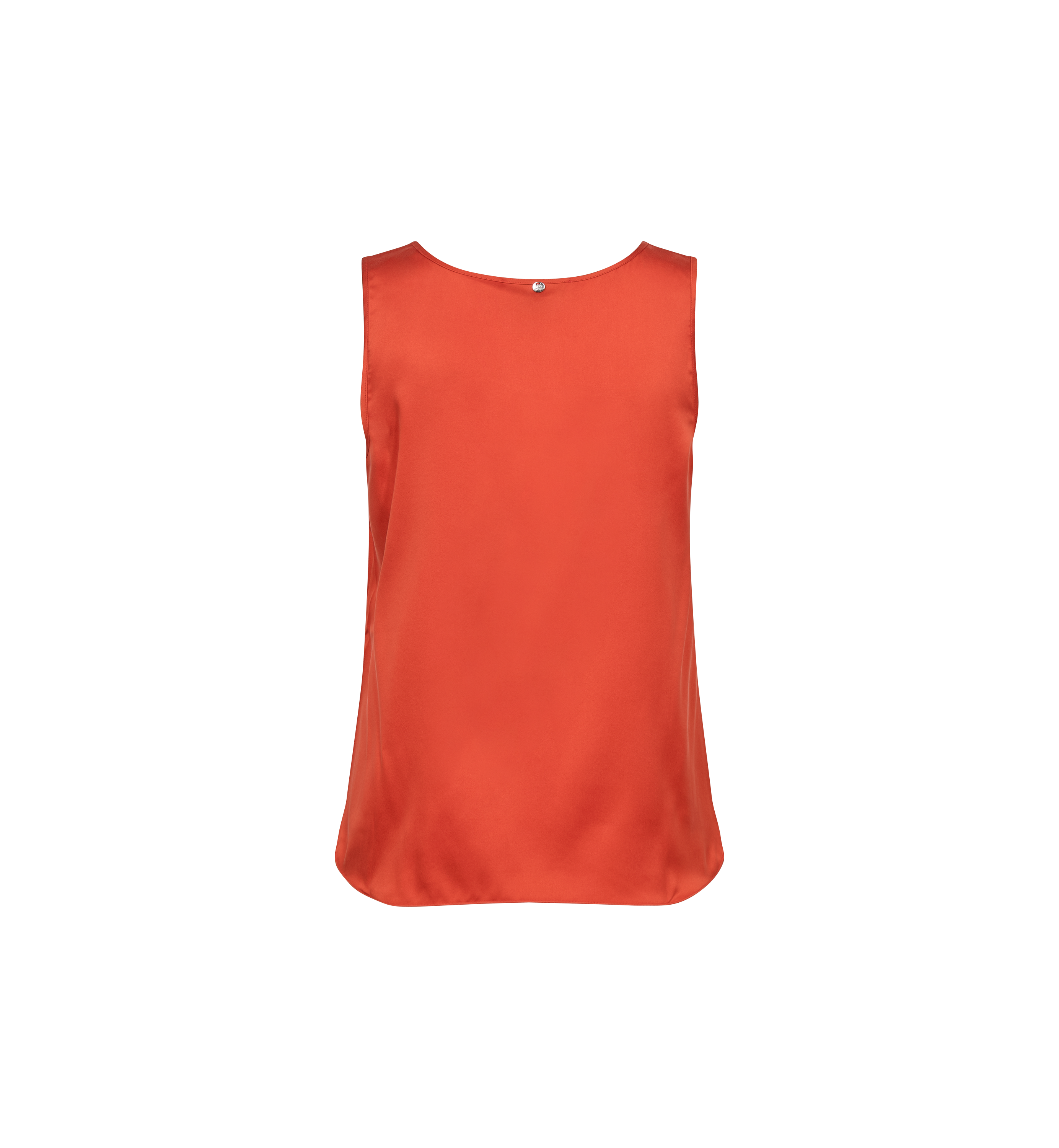 Astrid Silk Spicy Orange Vest - 153590