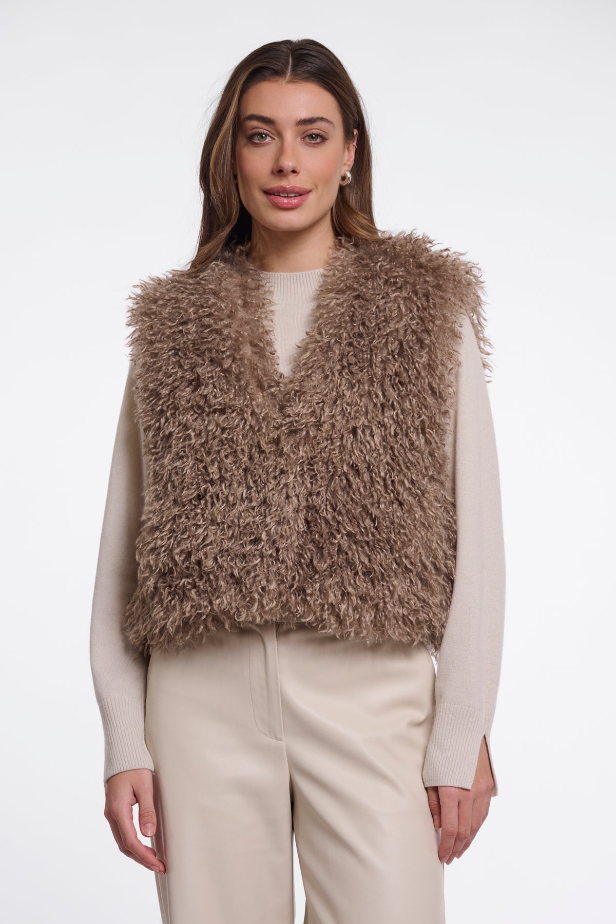 Sensy Mocha Latte Waistcoat - 7002612