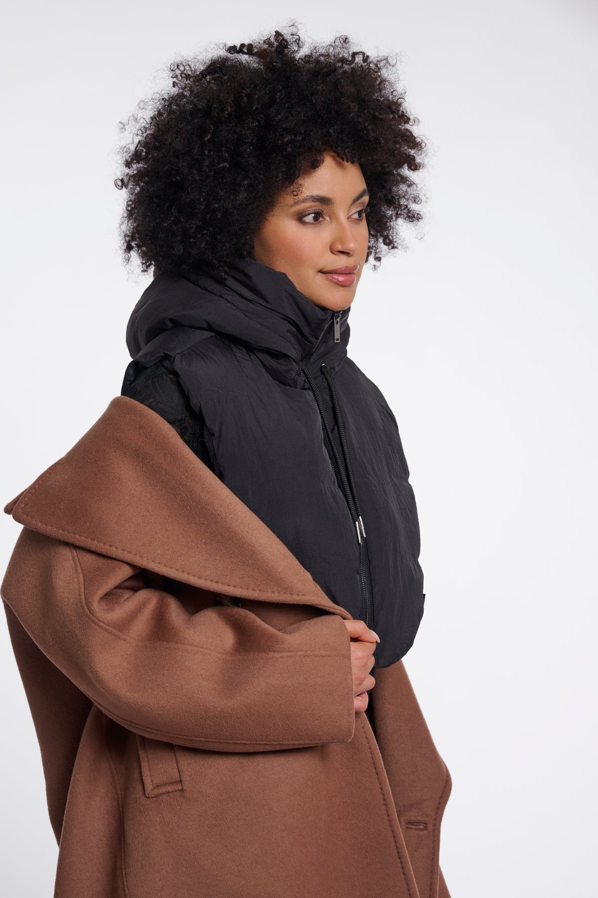 Tabita Black Padded Hood Bib - 7002612