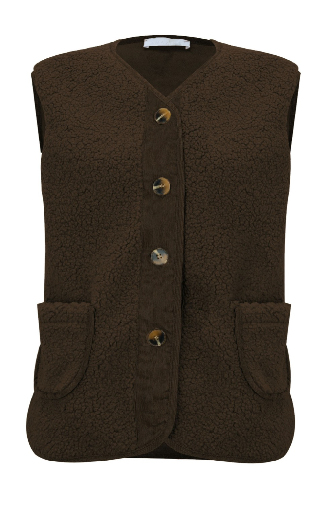 Teddy G Dark Chocolate Borg Gilet