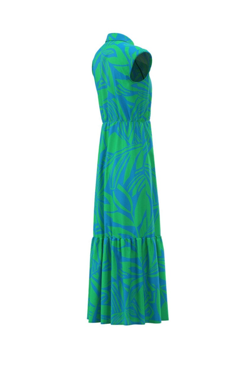Timbro Turquoise Printed Dress 241522135