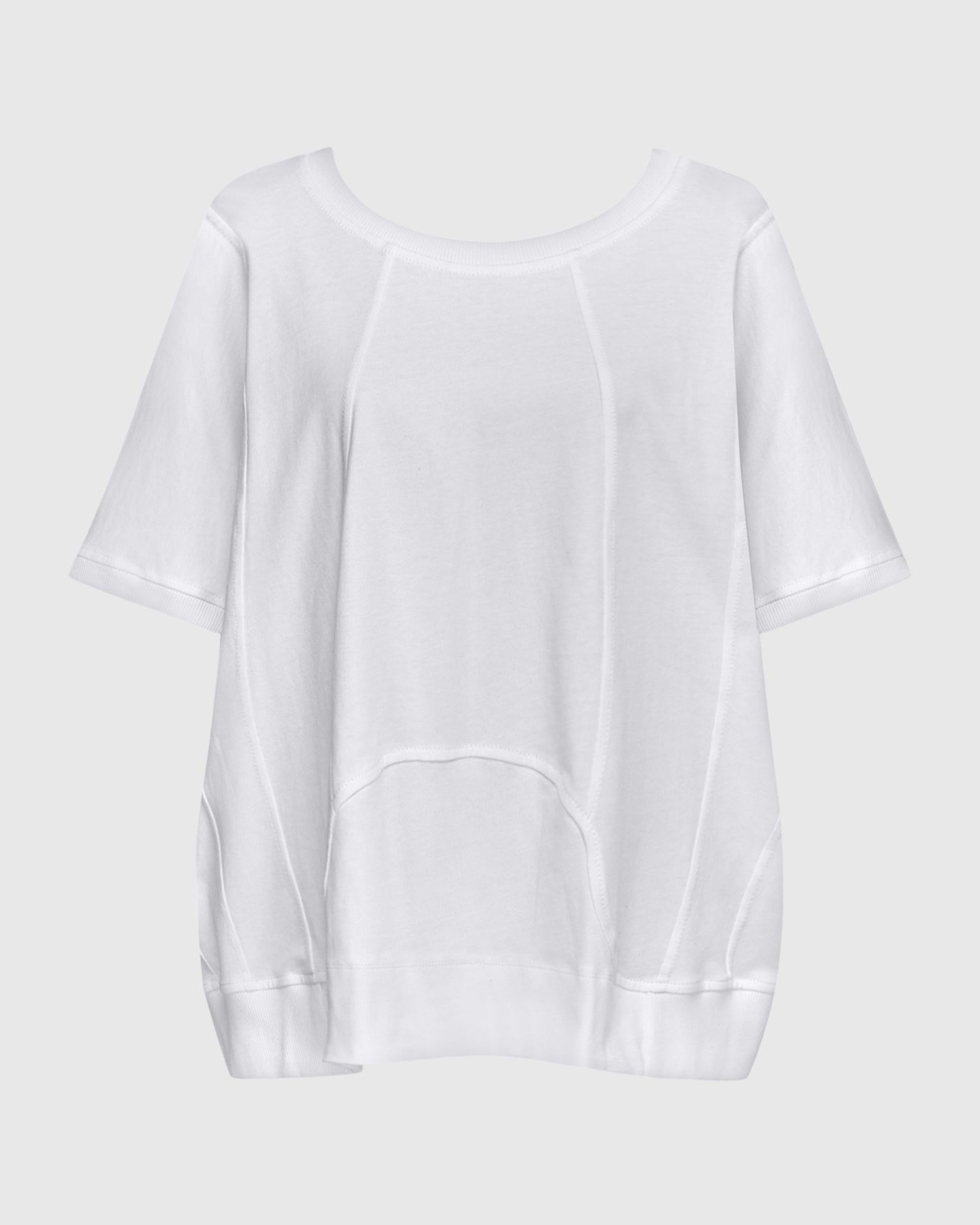 White Cotton T-Shirt - UT969W