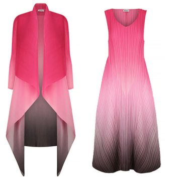 Cabaret Pink Estrella Dress & Collare Coat