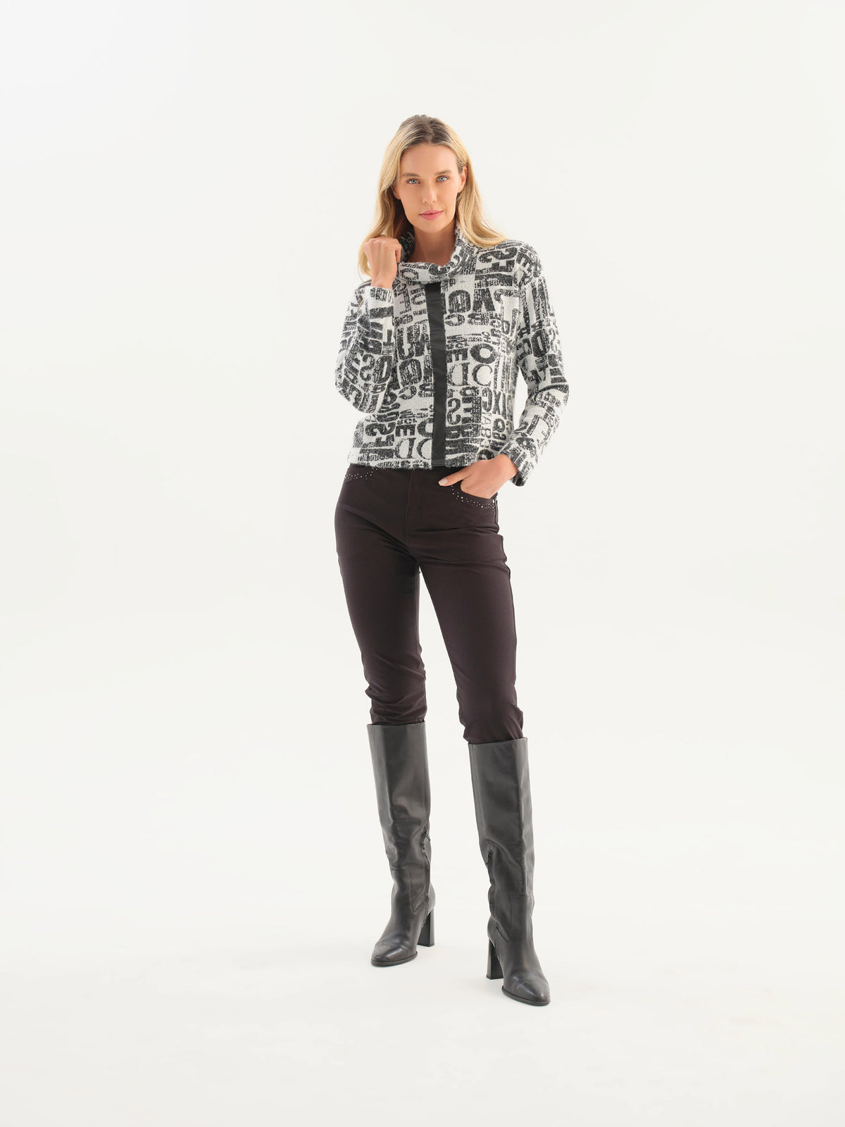 Urban Chic Letter Print Top - 76154