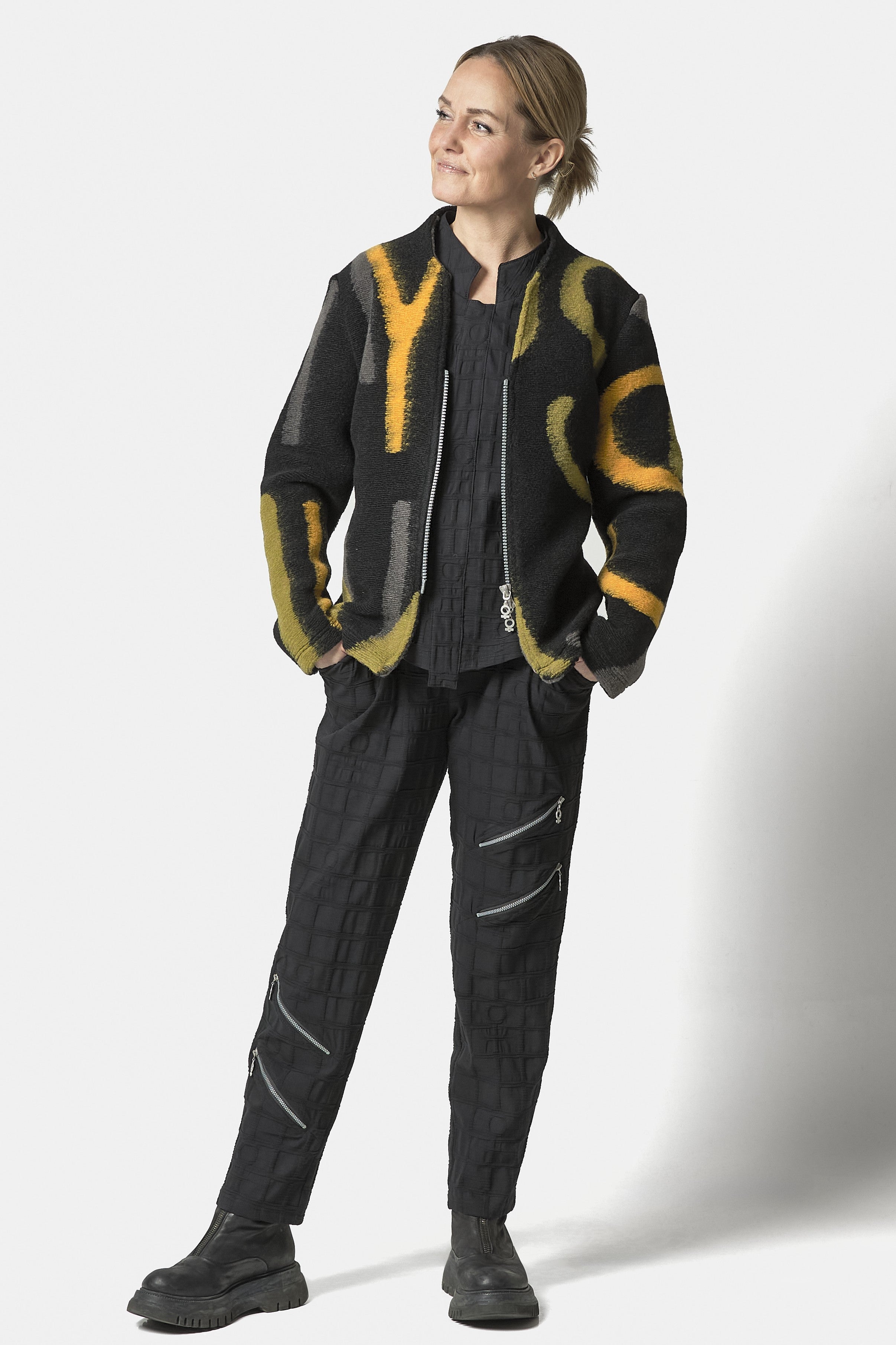 Black Bubble Trousers - 4122